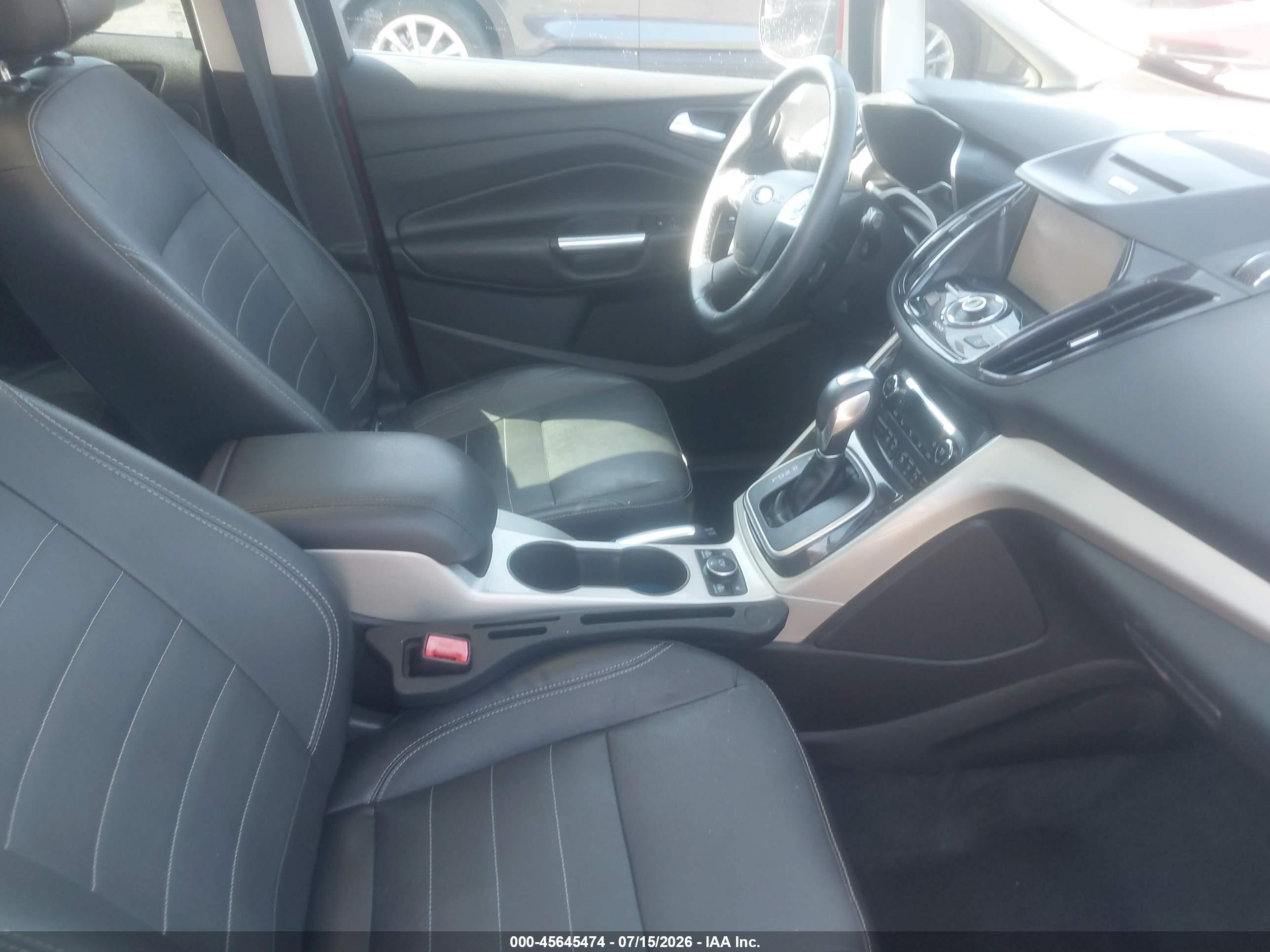 2013 Ford C-max Energi Sel Красный vin: 1FADP5CUXDL536599