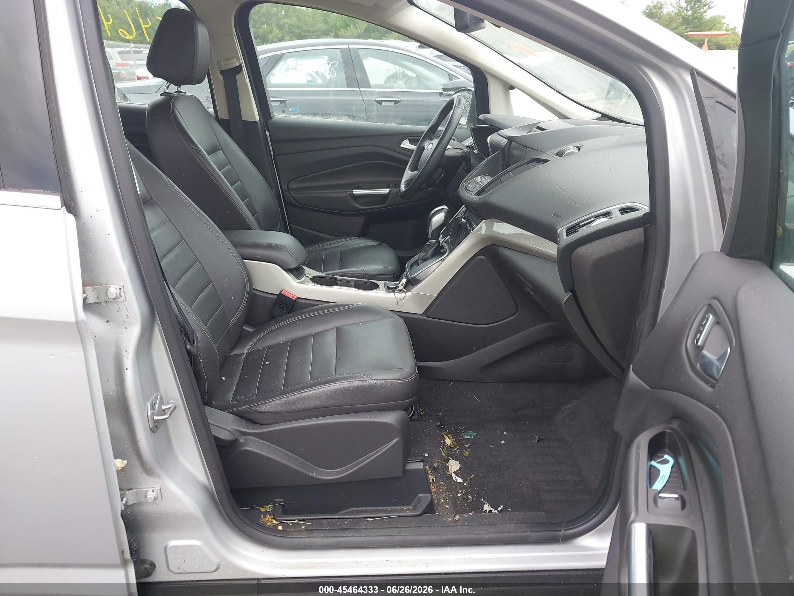 2013 Ford C-max Energi Sel Silver vin: 1FADP5CUXDL553970