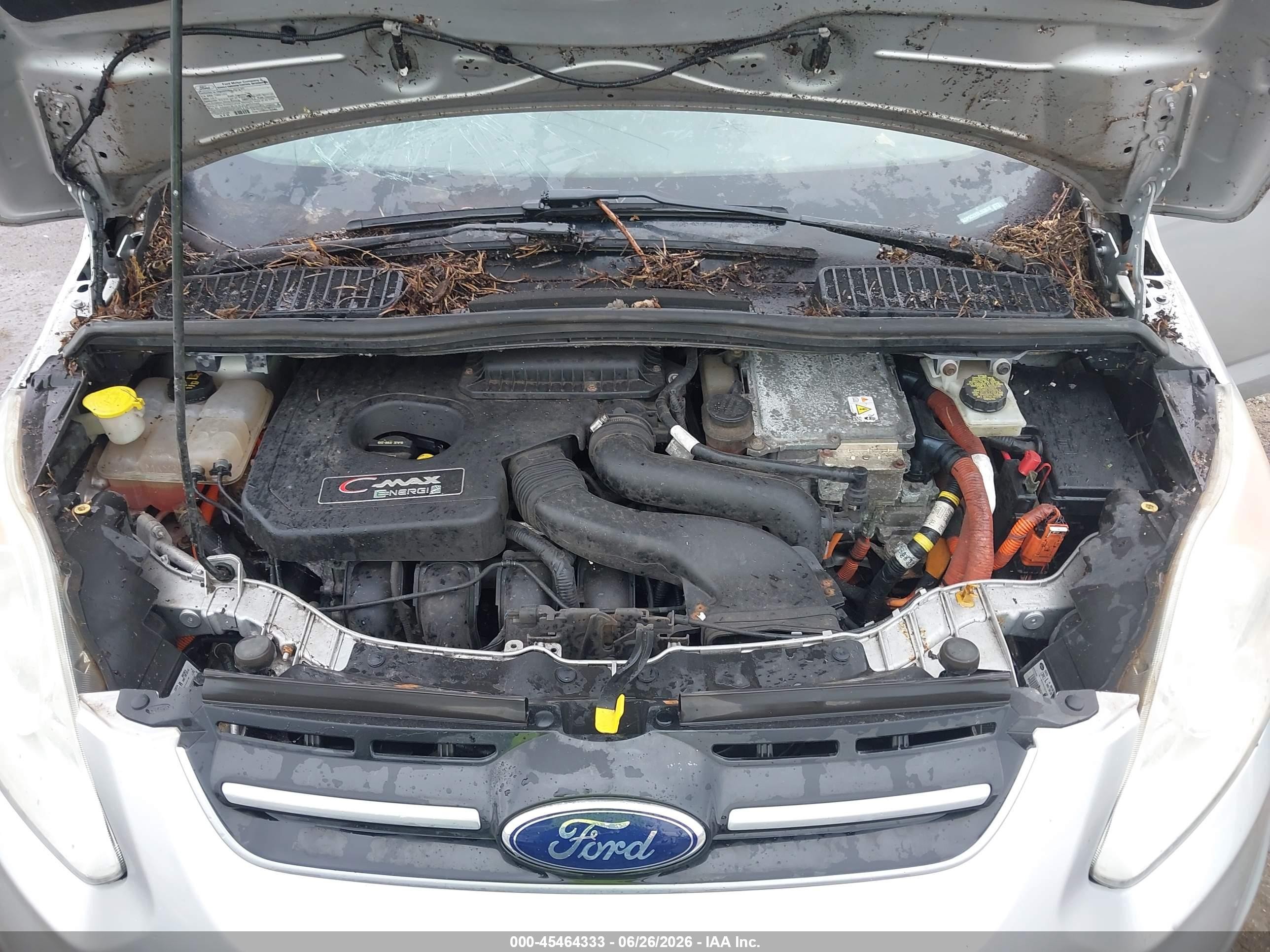 2013 Ford C-max Energi Sel Silver vin: 1FADP5CUXDL553970
