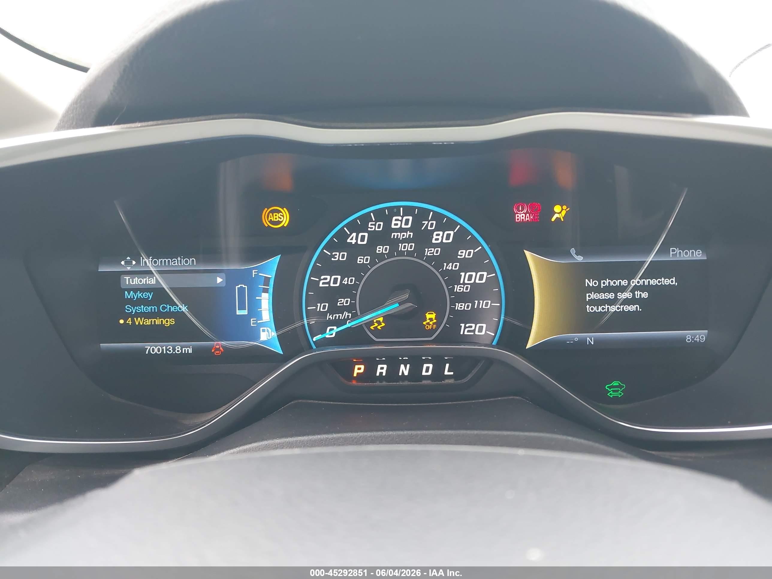 2013 Ford C-max Energi Sel Blue vin: 1FADP5CUXDL556206