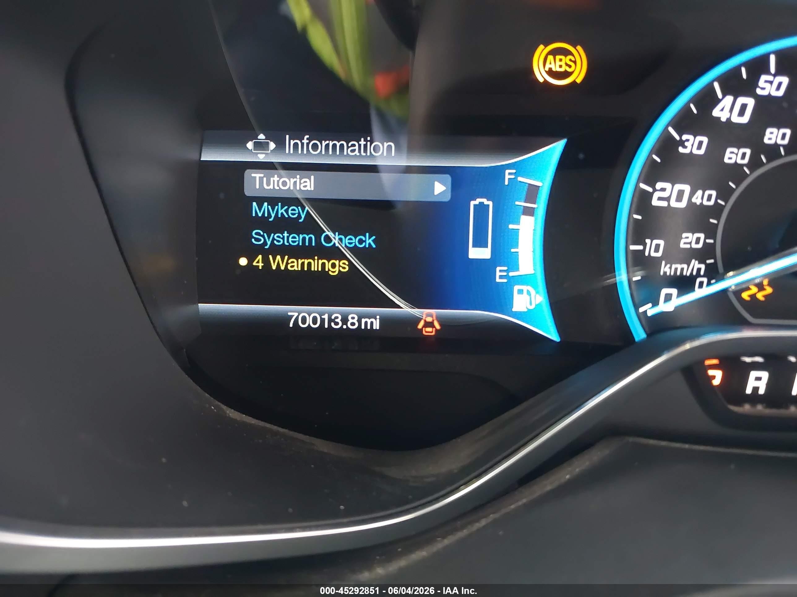 2013 Ford C-max Energi Sel Blue vin: 1FADP5CUXDL556206