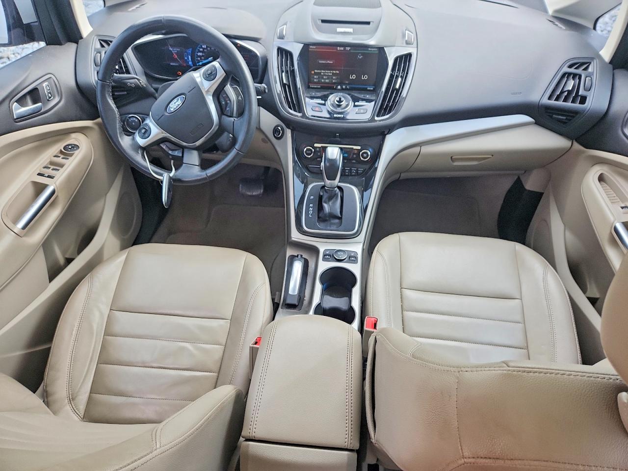 2014 Ford C-max Premium White vin: 1FADP5CUXEL500512