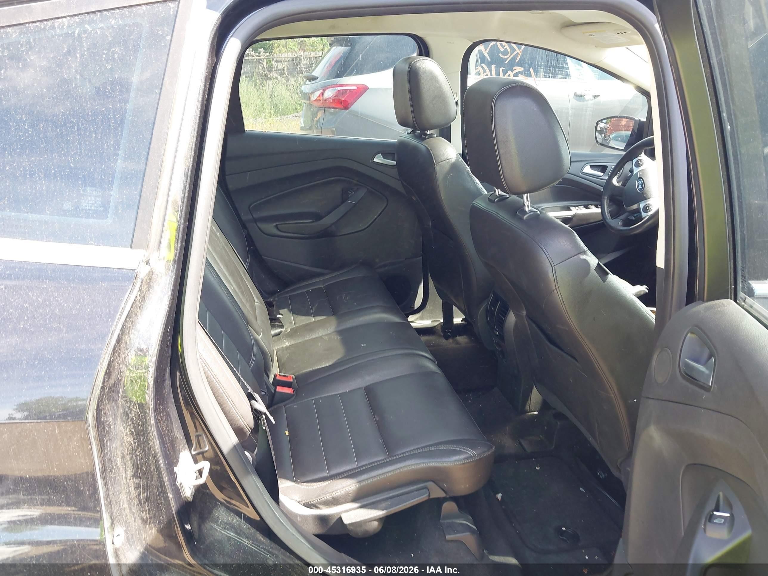 2014 Ford C-max Energi Sel Black vin: 1FADP5CUXEL501160