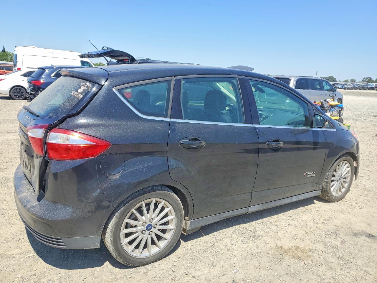 2014 Ford C-max Premium Black vin: 1FADP5CUXEL503524