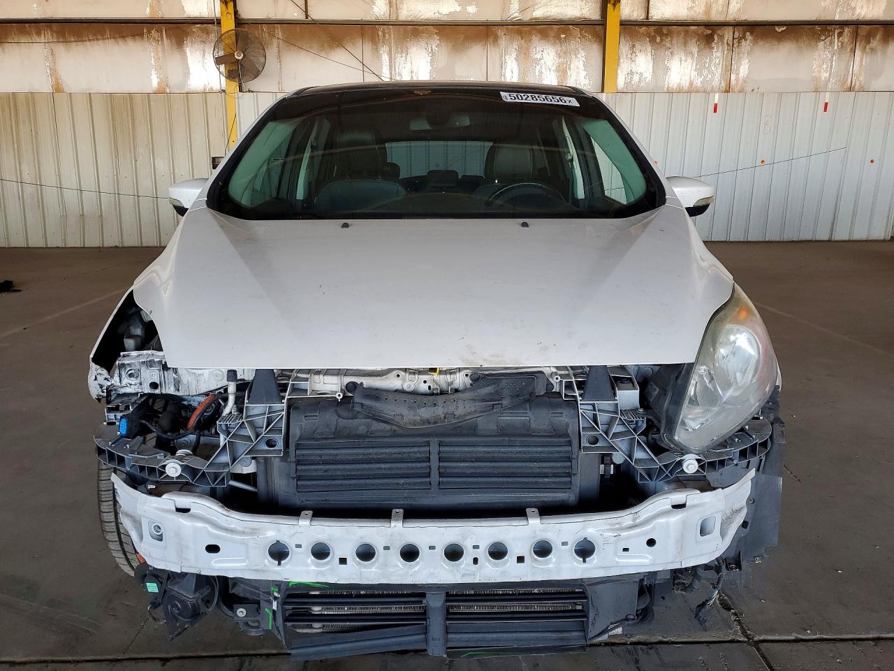 2014 Ford C-max Premium White vin: 1FADP5CUXEL504141