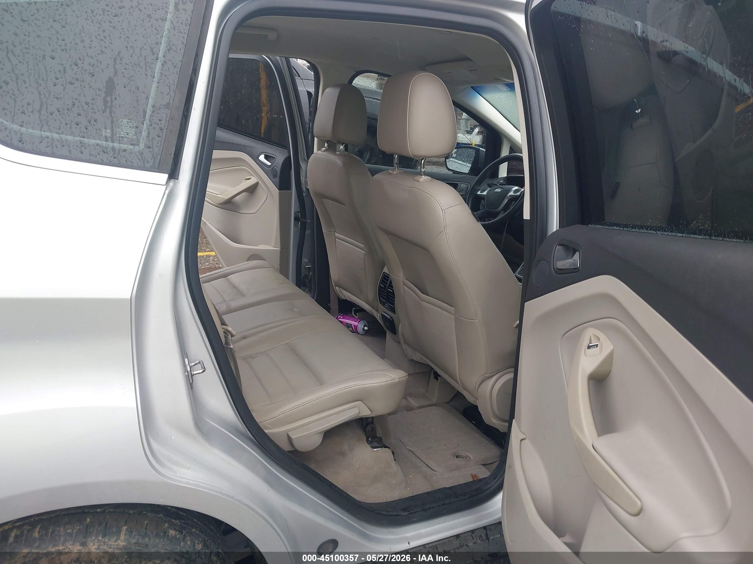 2014 Ford C-max Energi Sel Silver vin: 1FADP5CUXEL513082