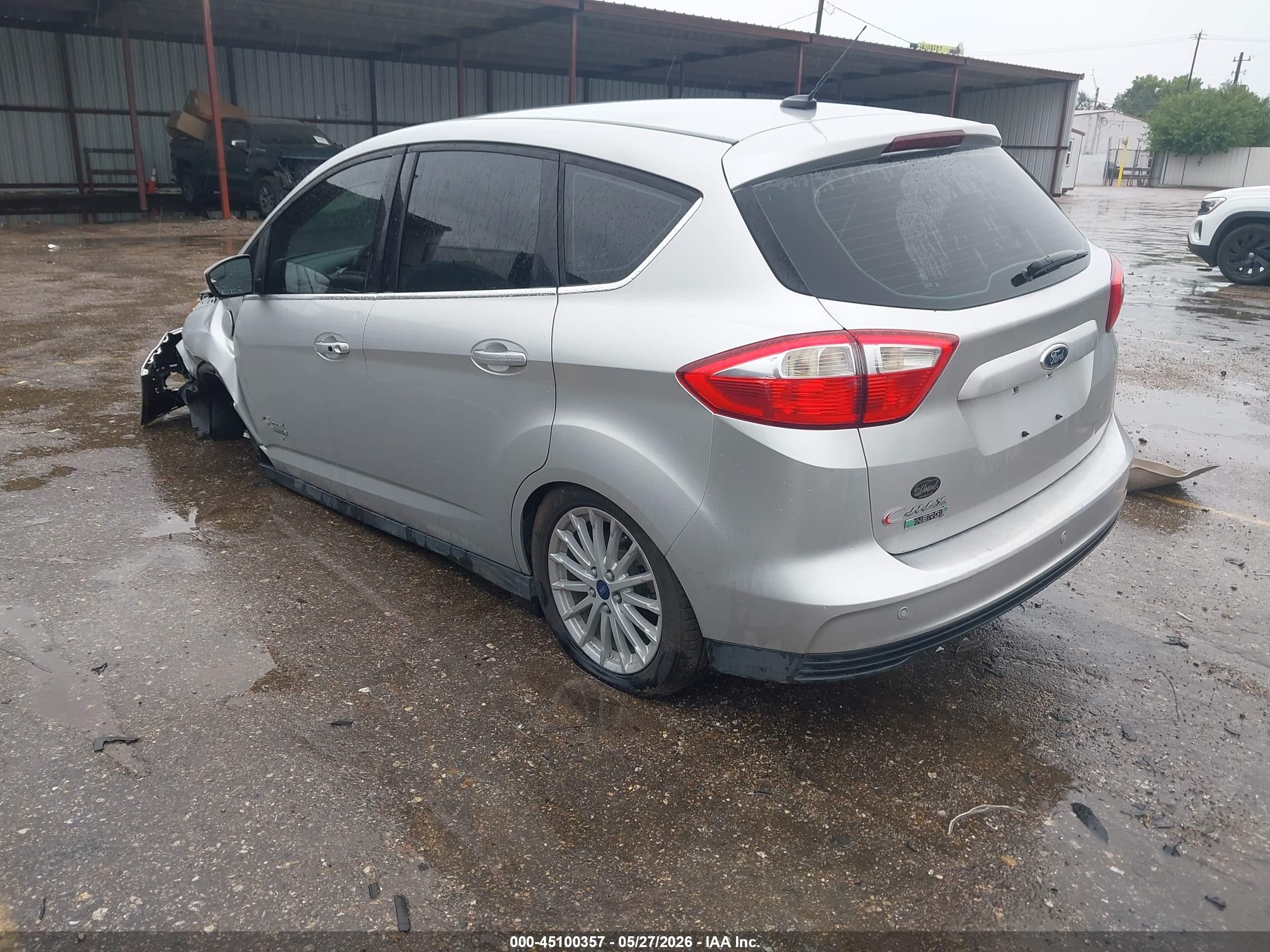 2014 Ford C-max Energi Sel Silver vin: 1FADP5CUXEL513082