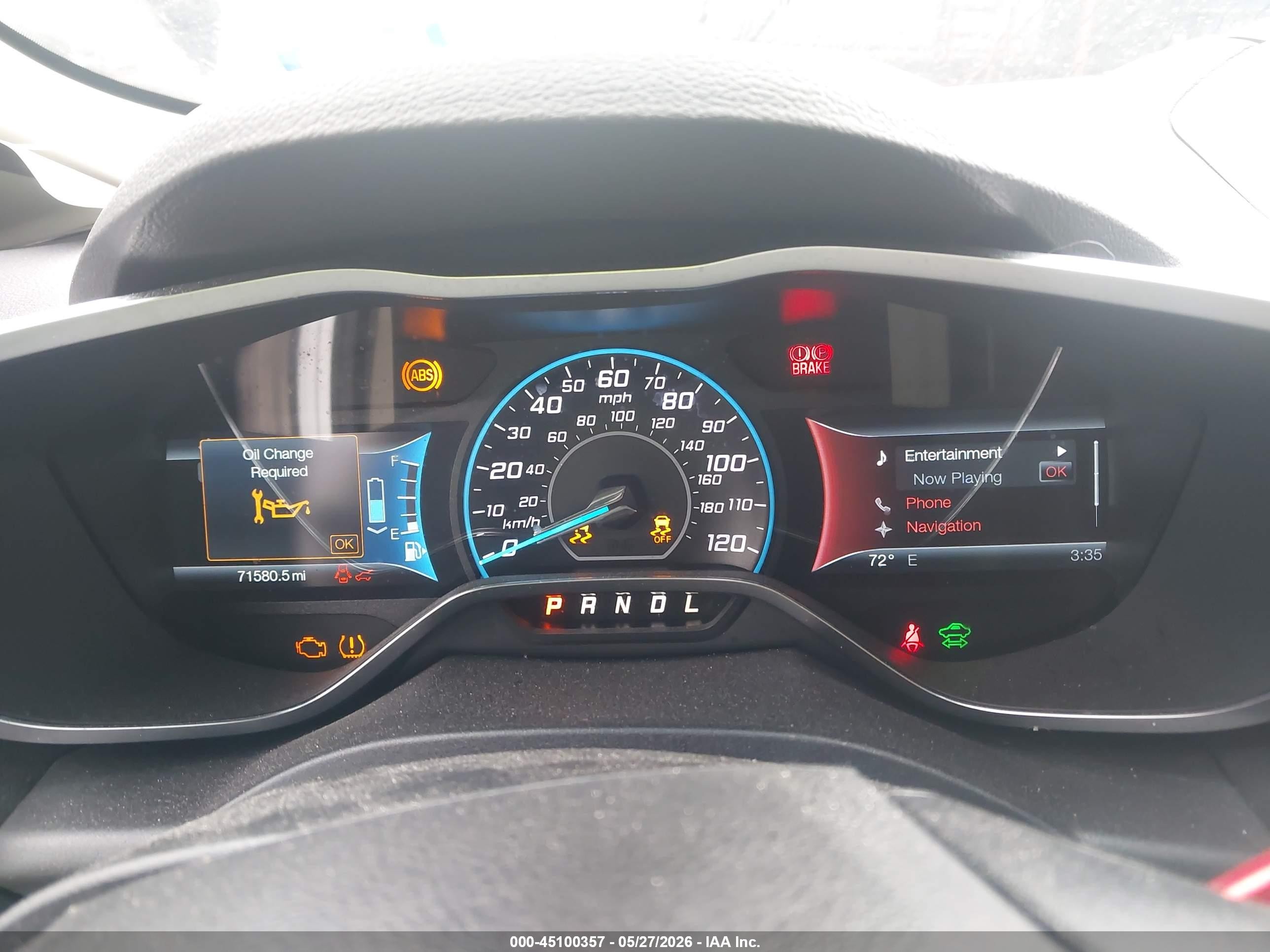 2014 Ford C-max Energi Sel Silver vin: 1FADP5CUXEL513082