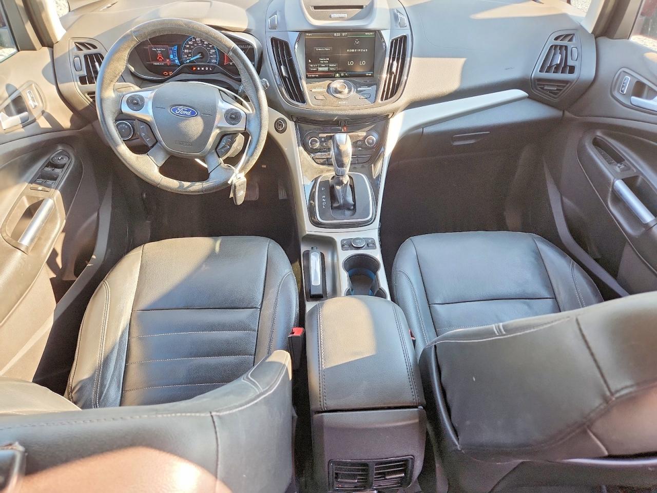 2015 Ford C-max Premium Sel Red vin: 1FADP5CUXFL104825