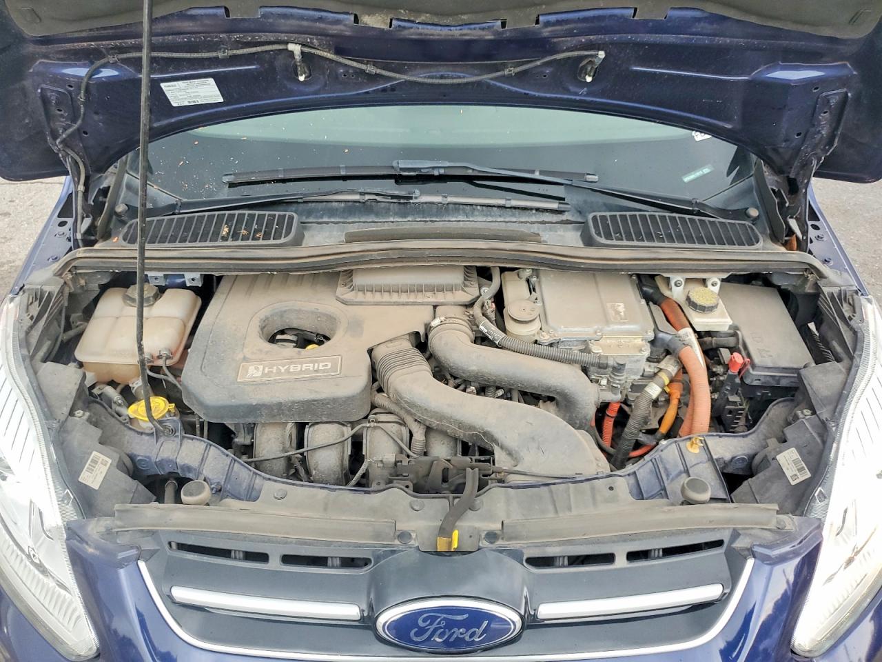 2017 Ford C-max Titanium Blue vin: 1FADP5DU0HL118718