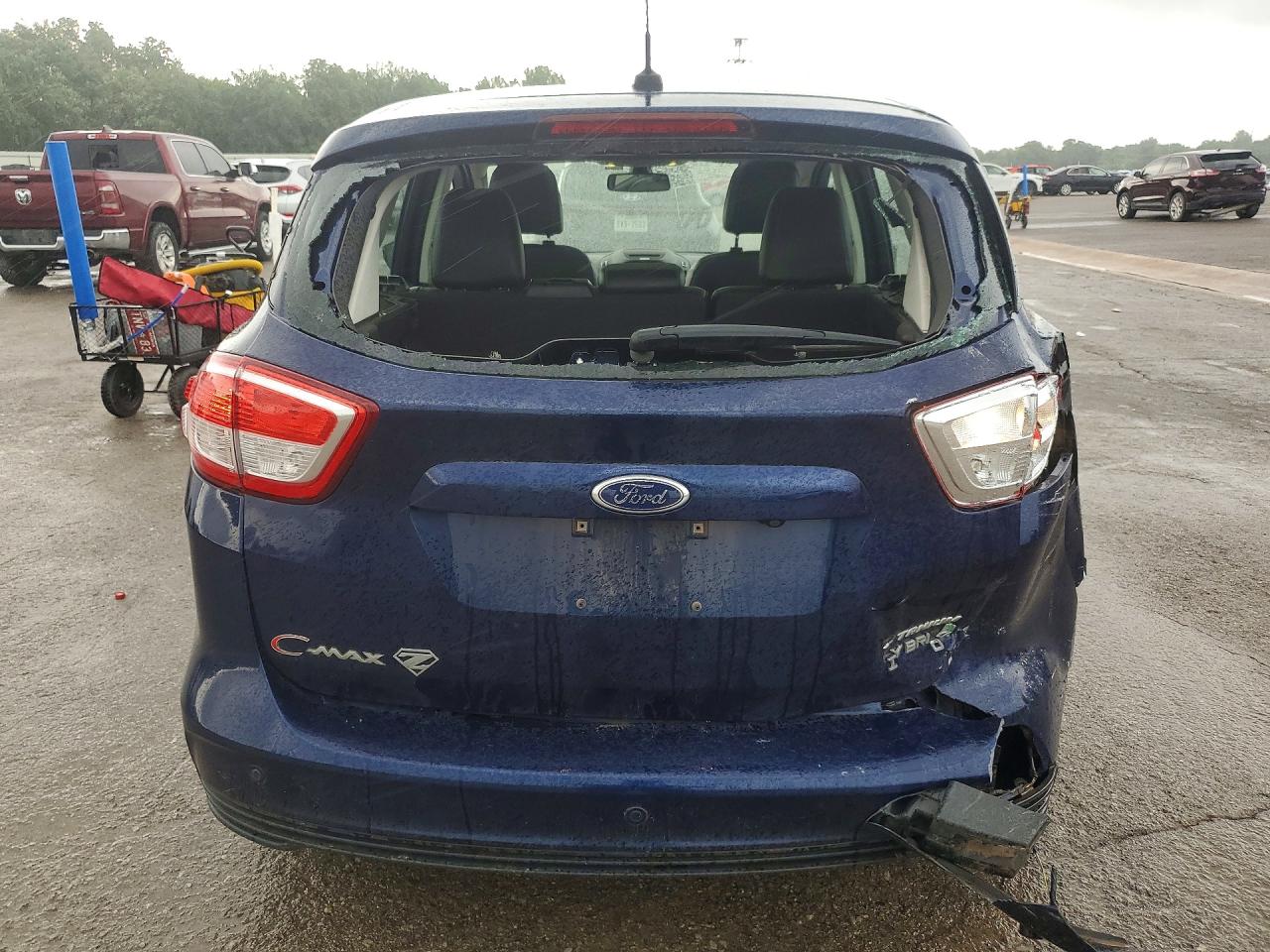 2017 Ford C-max Titanium Blue vin: 1FADP5DU0HL118718