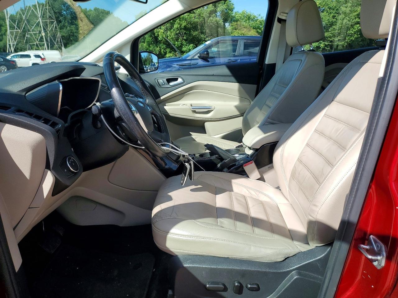 2017 Ford C-max Titanium Red vin: 1FADP5DU1HL117786