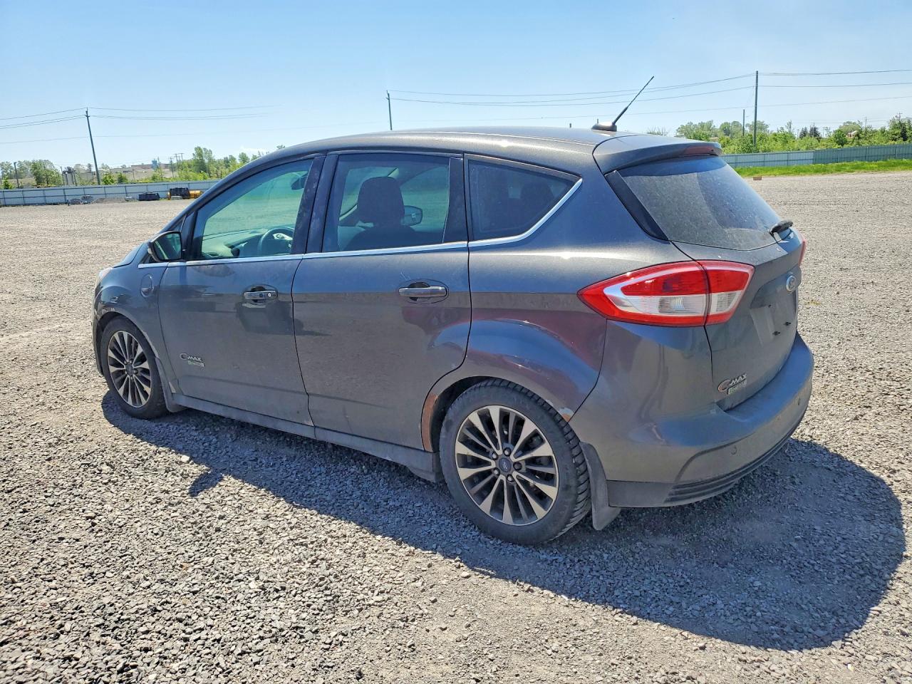 2017 Ford C-max Titanium Gray vin: 1FADP5FU3HL110481