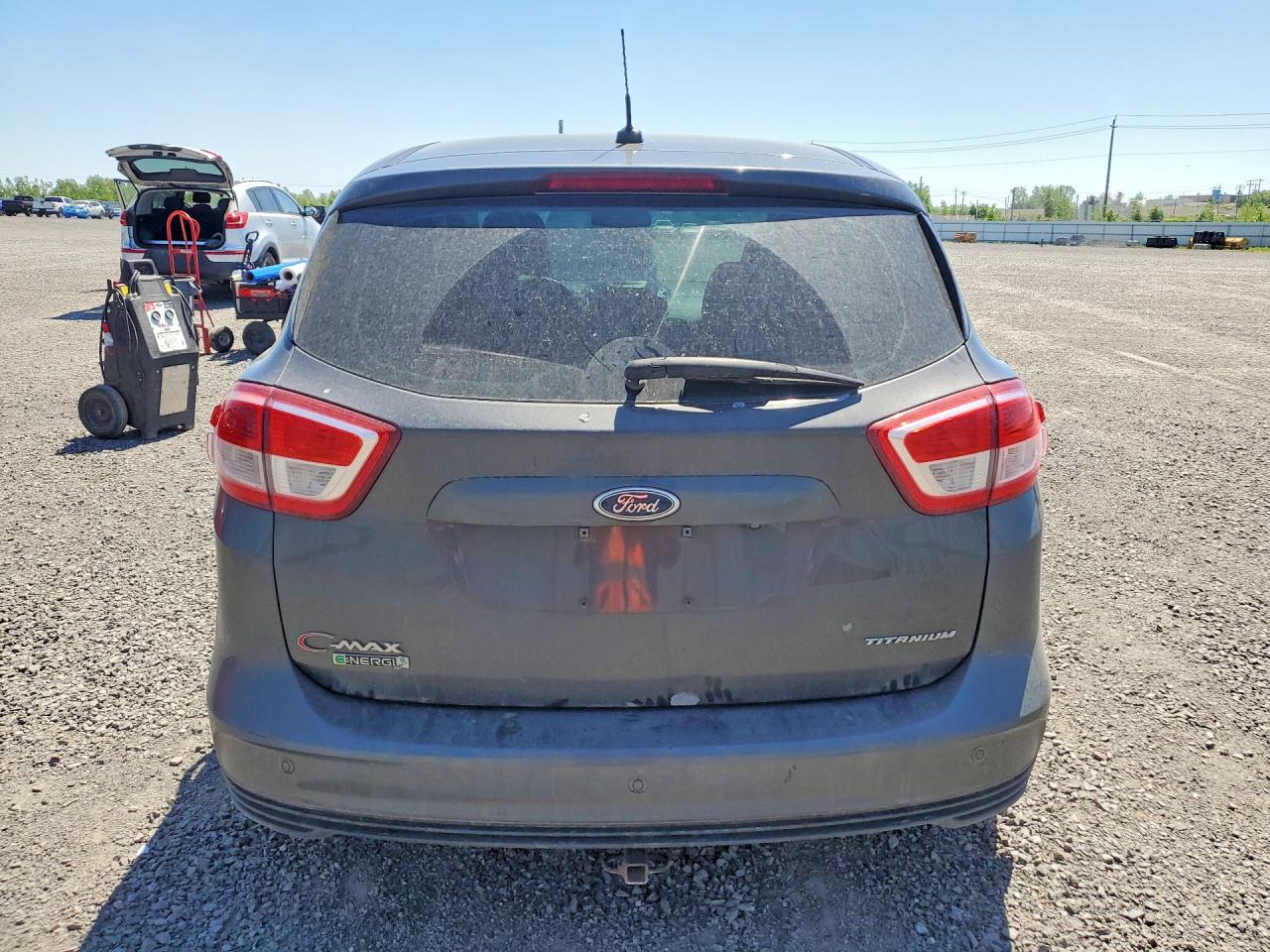 2017 Ford C-max Titanium Gray vin: 1FADP5FU3HL110481