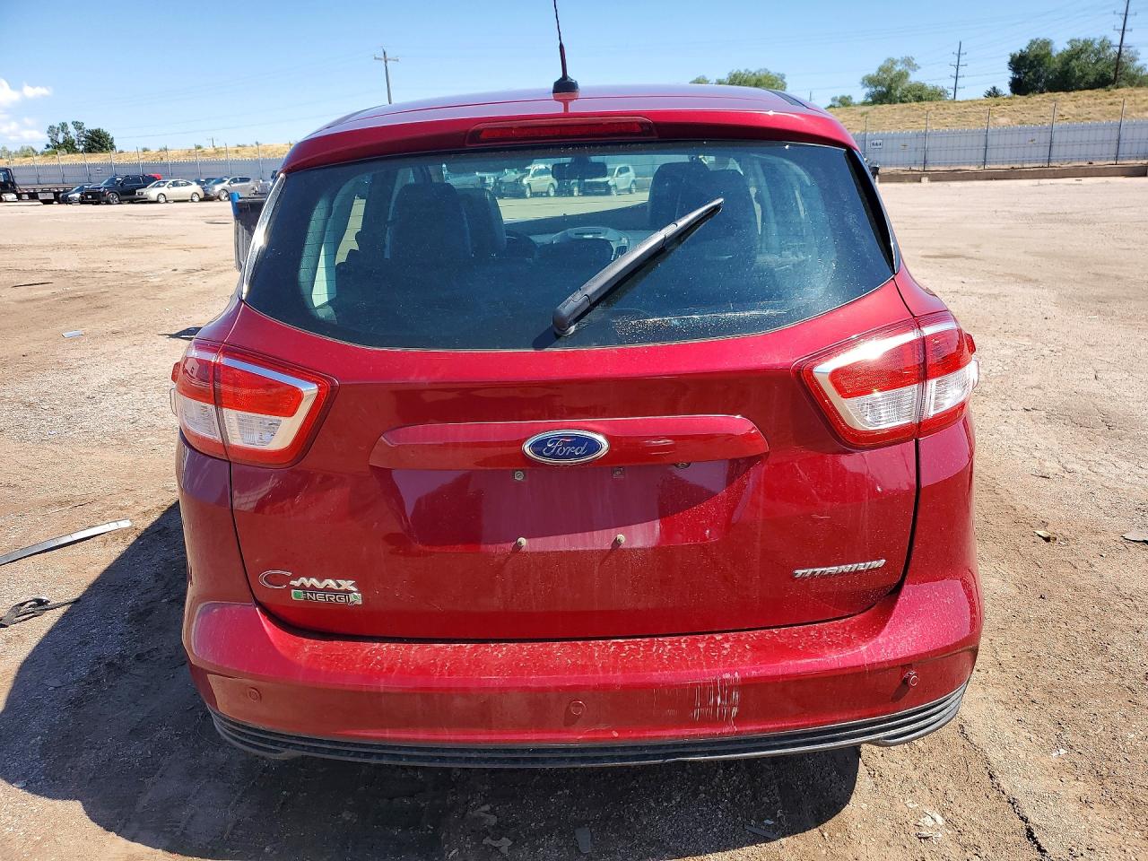 2017 Ford C-max Titanium Красный vin: 1FADP5FU9HL100912