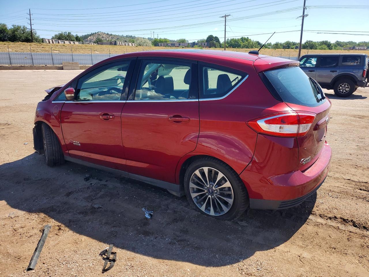 2017 Ford C-max Titanium Красный vin: 1FADP5FU9HL100912
