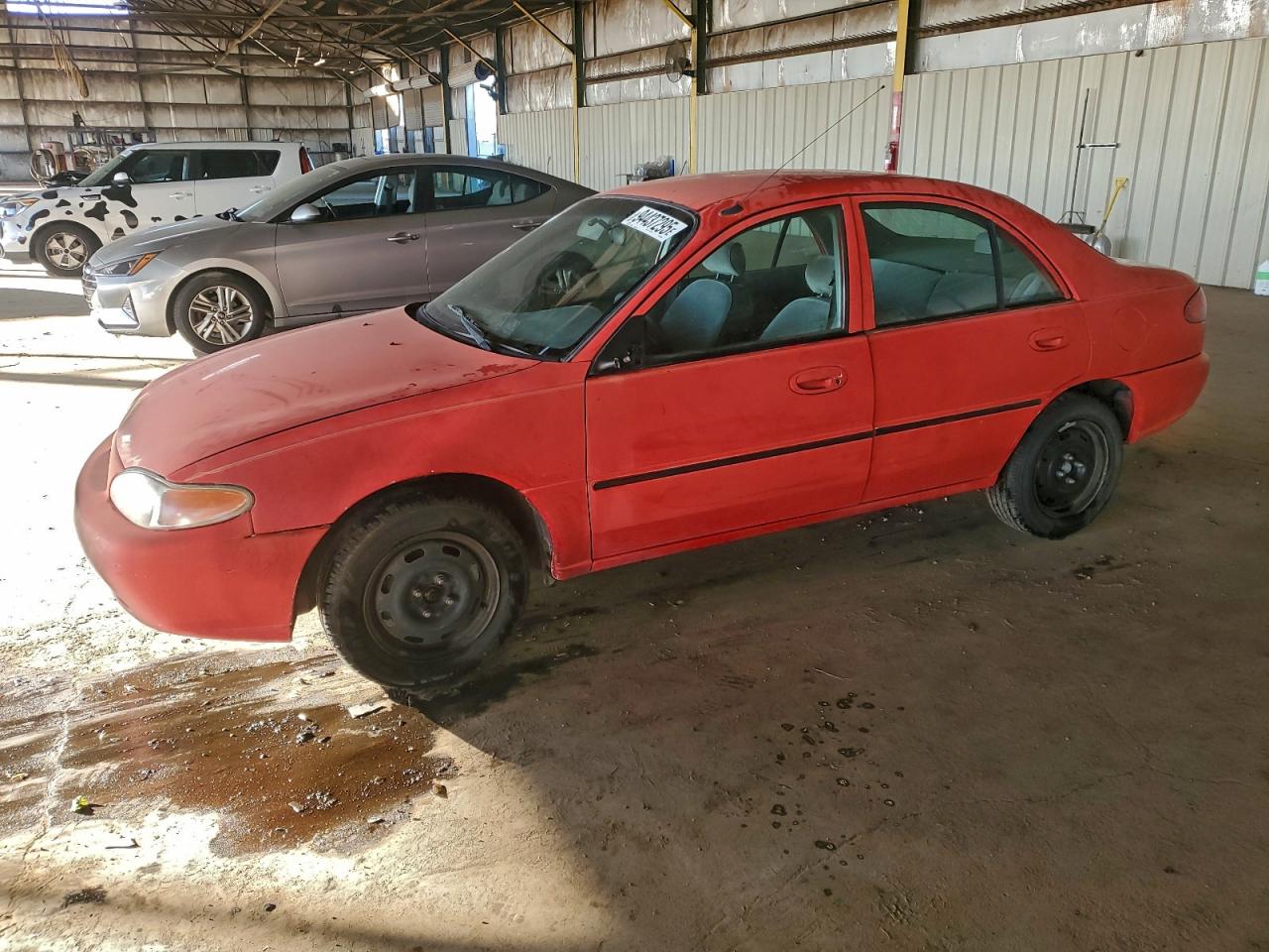 1998 Ford Escort Lx Red vin: 1FAFP10P0WW167866
