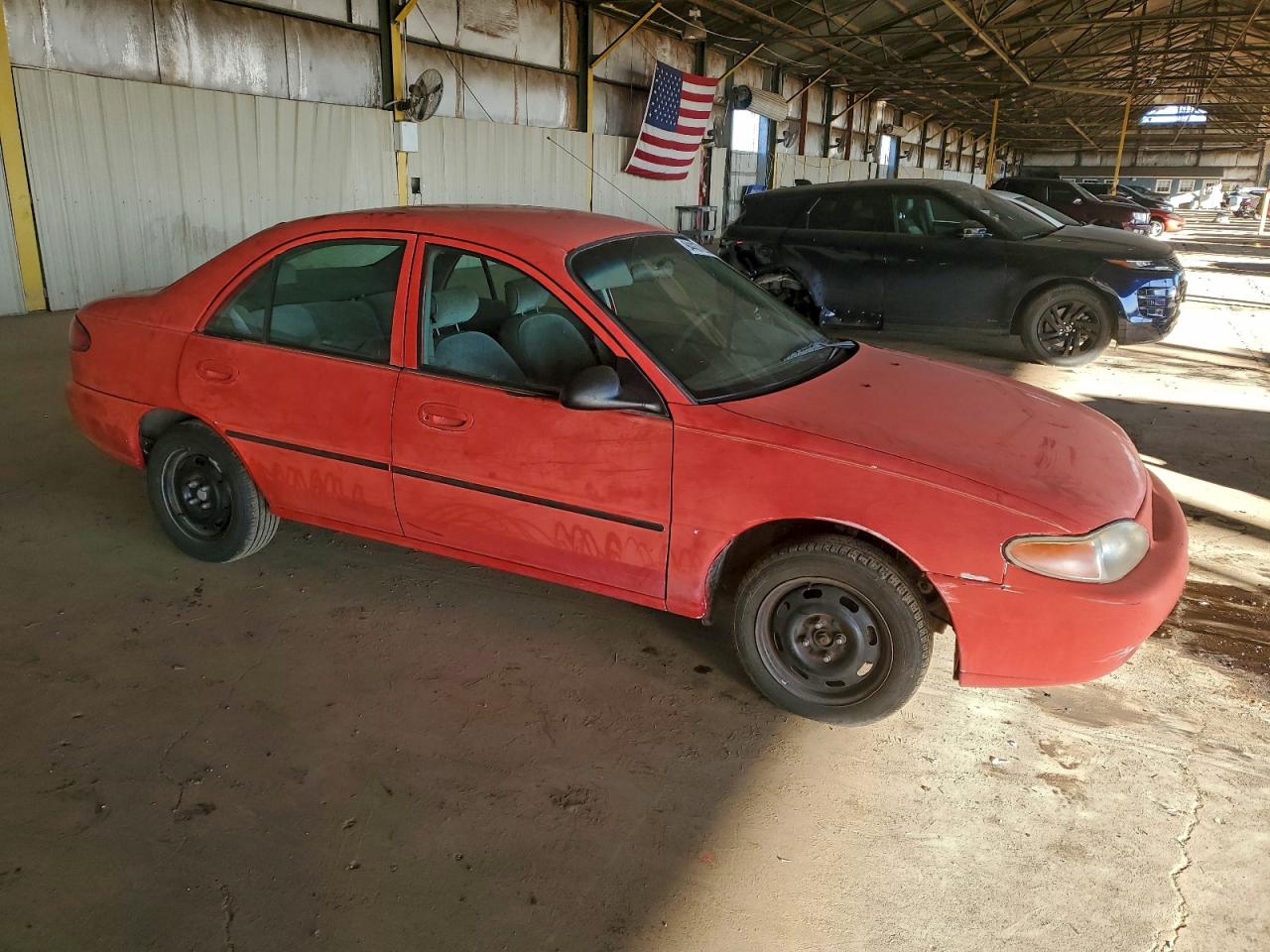 1998 Ford Escort Lx Red vin: 1FAFP10P0WW167866