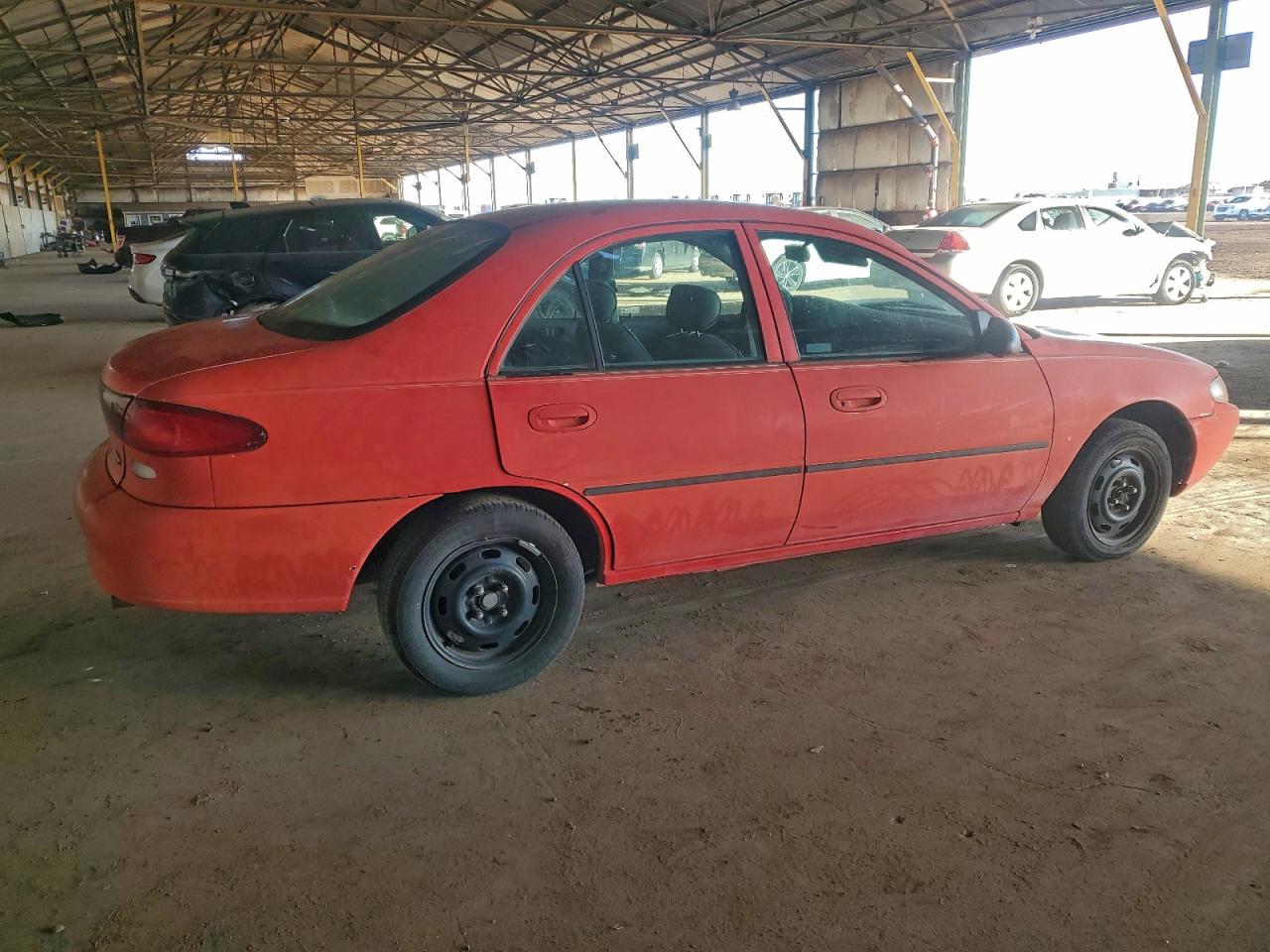 1998 Ford Escort Lx Red vin: 1FAFP10P0WW167866