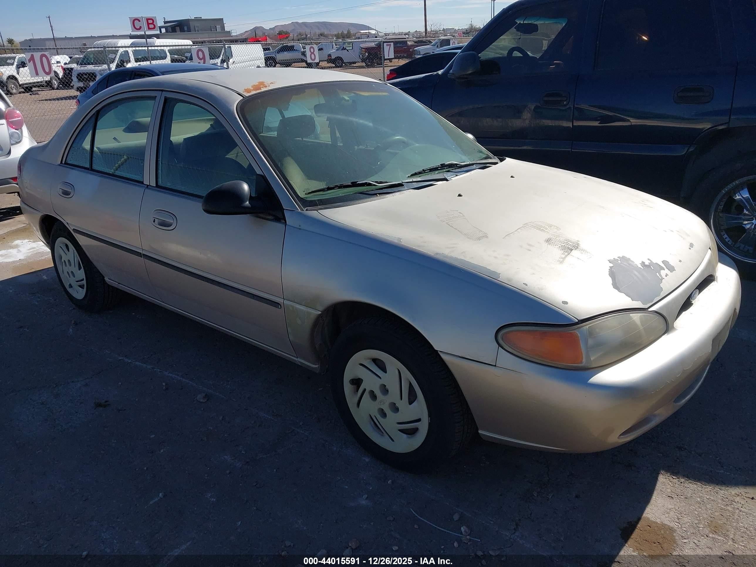 1998 Ford Escort Lx Brown vin: 1FAFP10P1WW236564