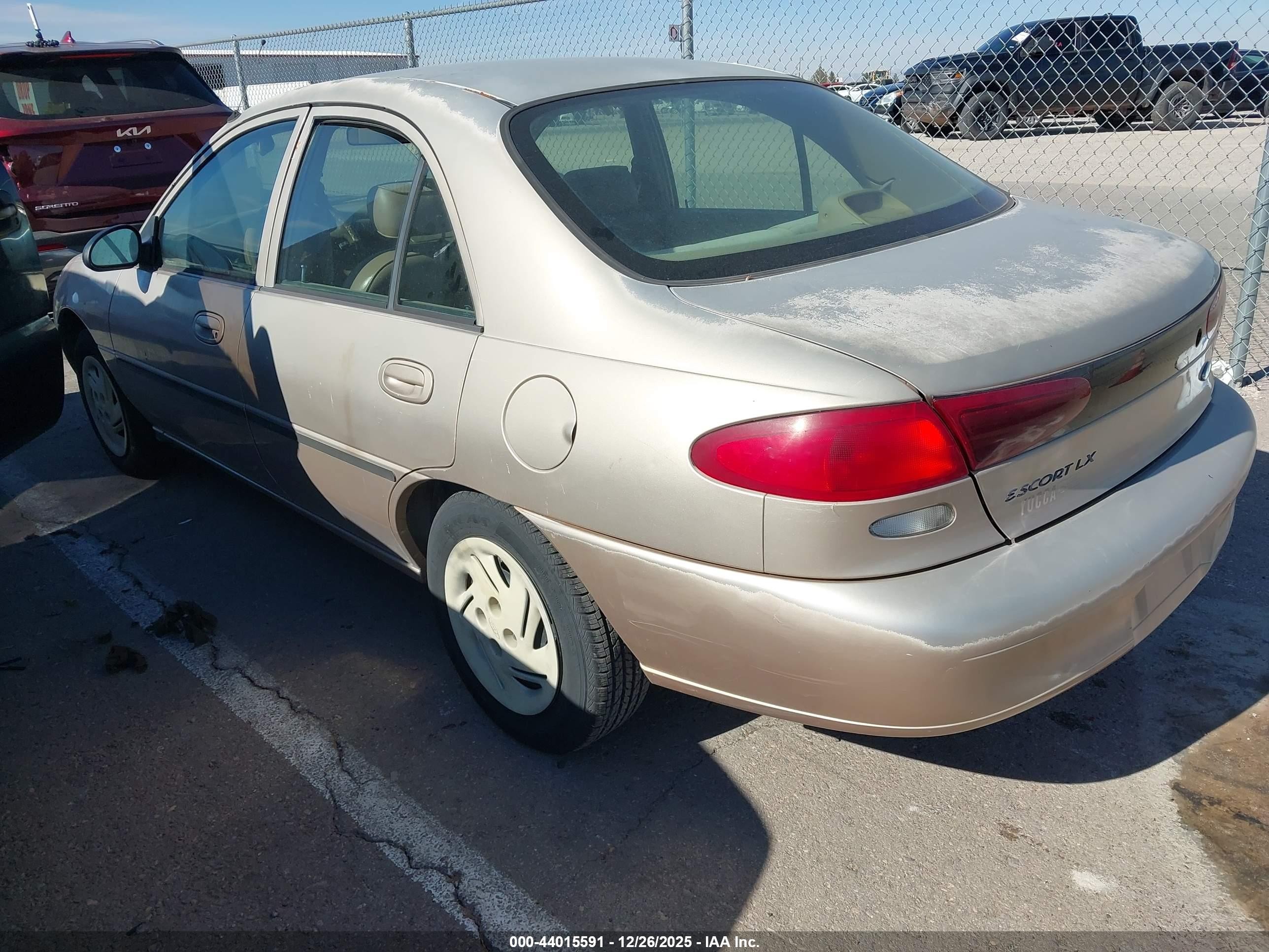 1998 Ford Escort Lx Brown vin: 1FAFP10P1WW236564