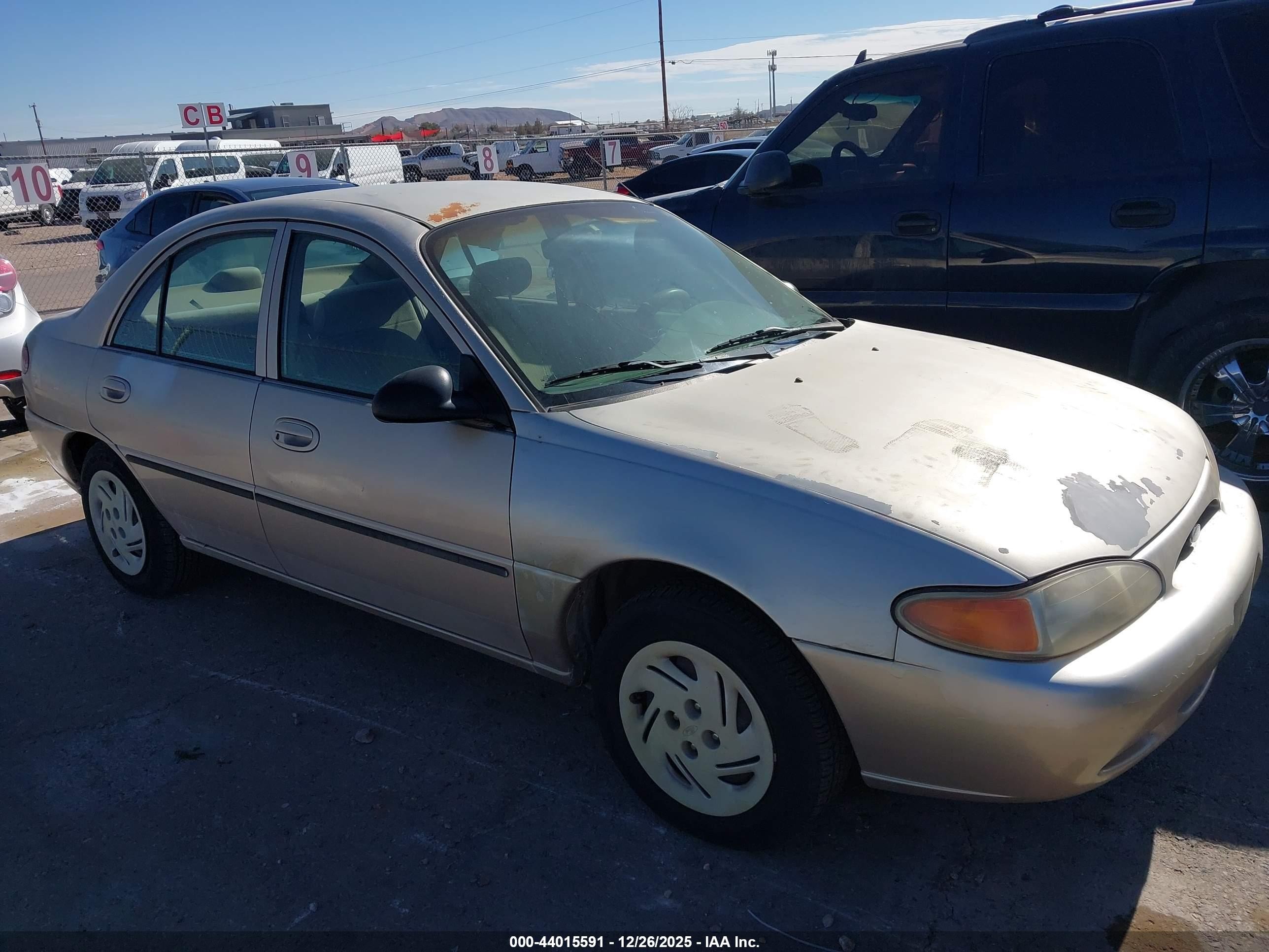 1998 Ford Escort Lx Brown vin: 1FAFP10P1WW236564