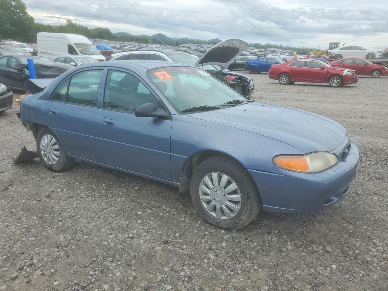 1999 Ford Escort Lx Blue vin: 1FAFP10P5XW116266