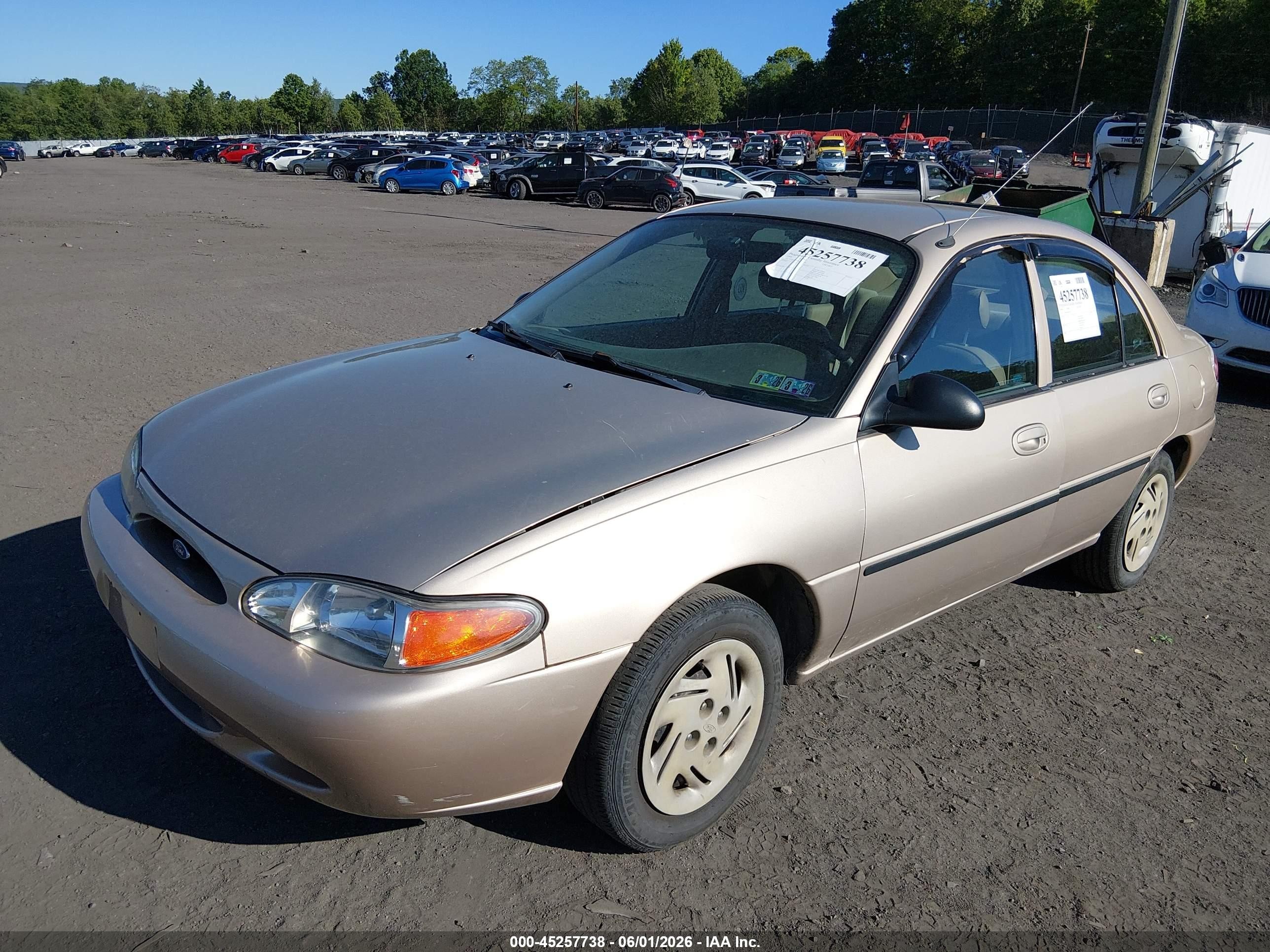 1998 Ford Escort Lx Gold vin: 1FAFP10P6WW292192