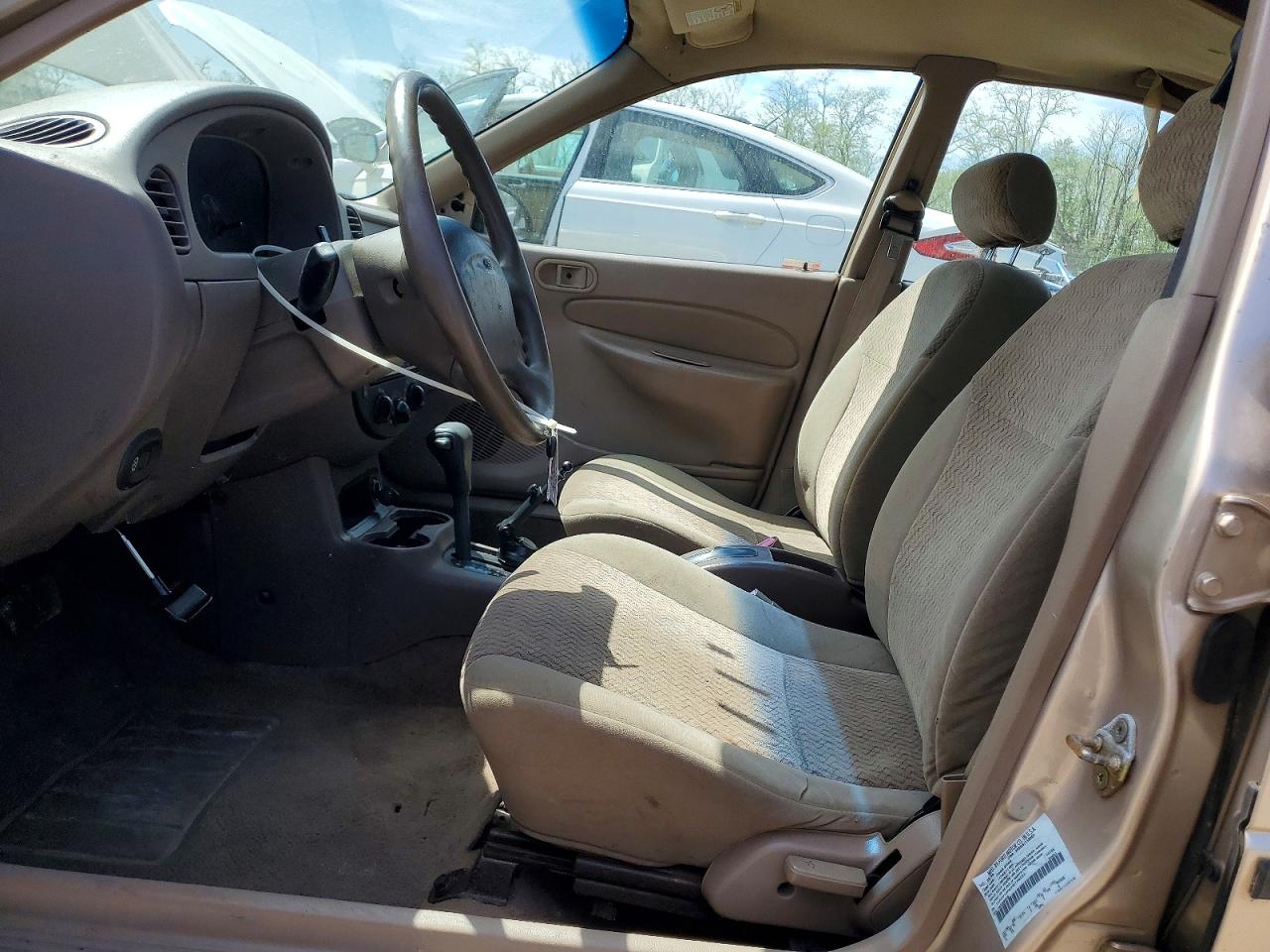 1999 Ford Escort Lx Beige vin: 1FAFP10P6XW198525