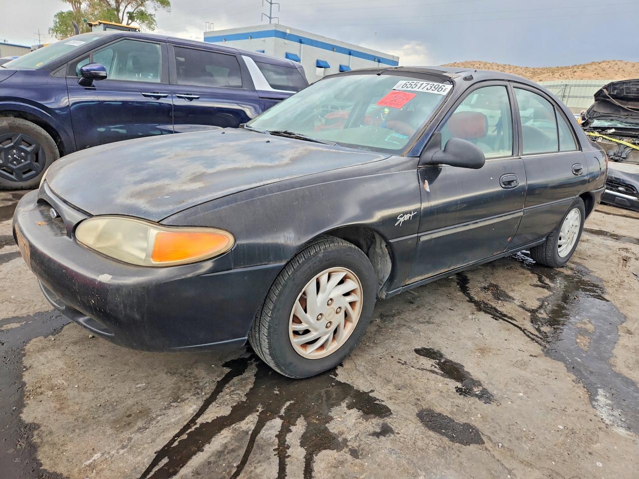 1998 Ford Escort Se Black vin: 1FAFP13P4WW285396
