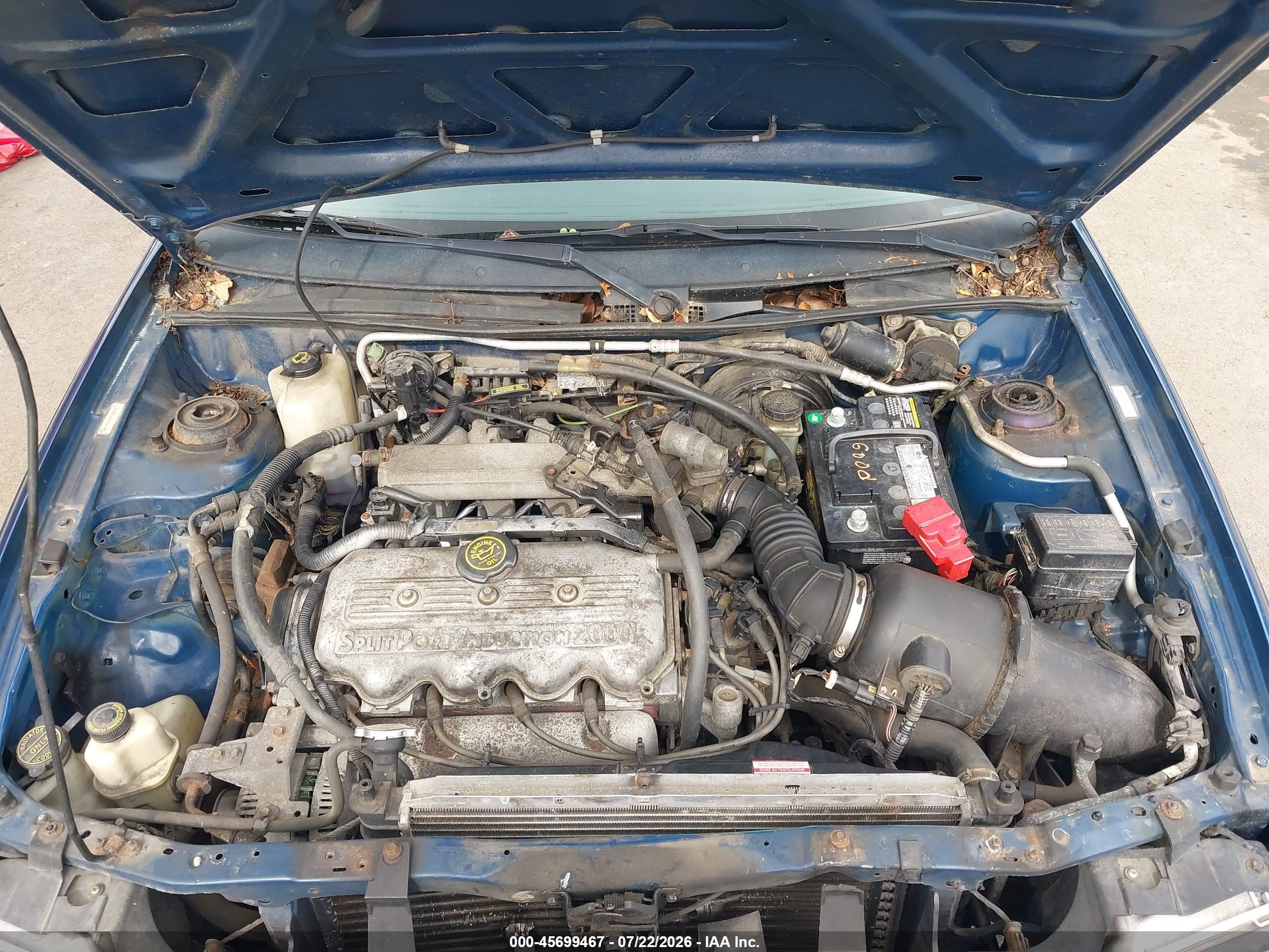 1999 Ford Escort Se Blue vin: 1FAFP13P7XW166047
