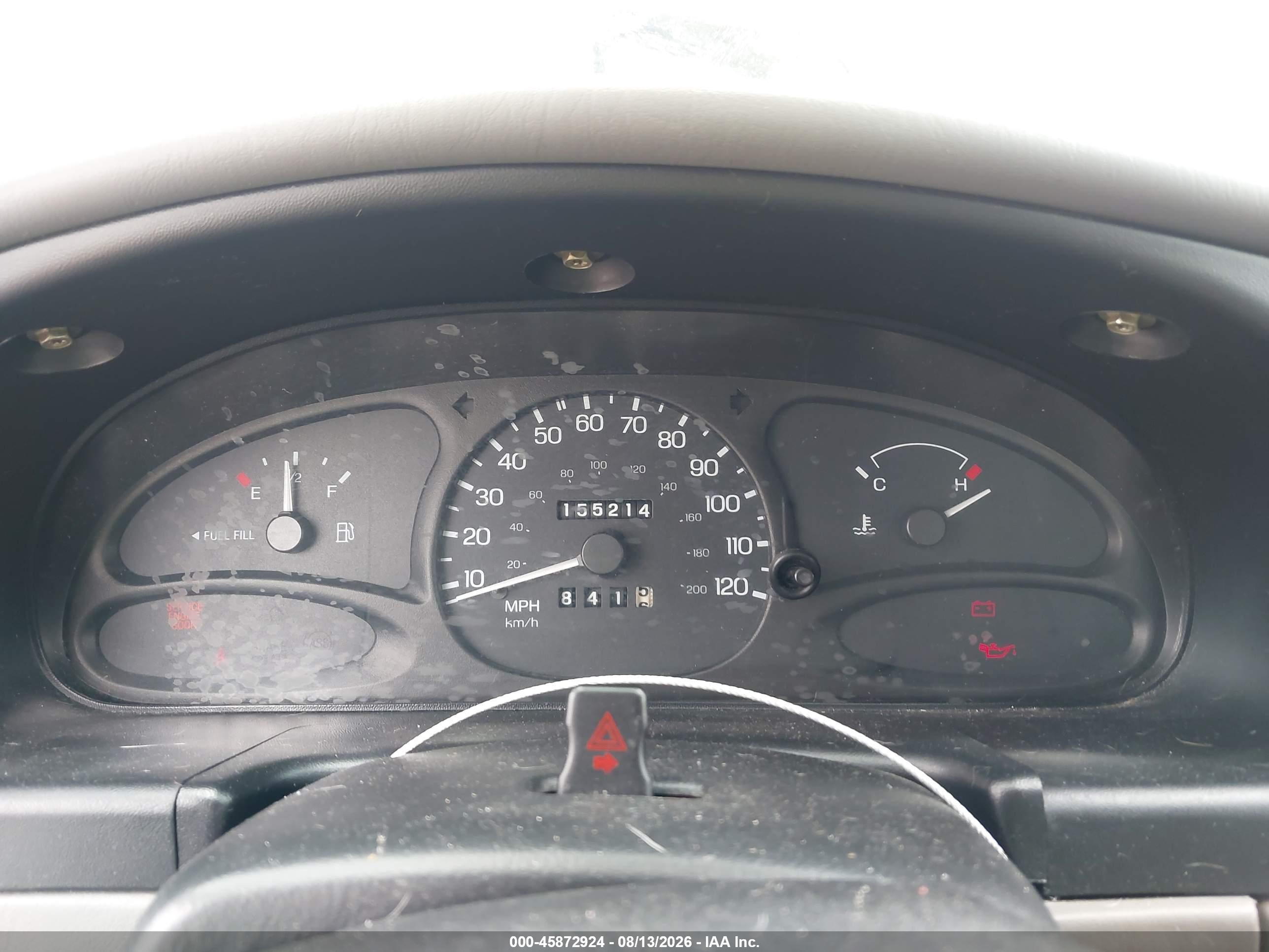 1998 Ford Escort Se Silver vin: 1FAFP13P8WW126137
