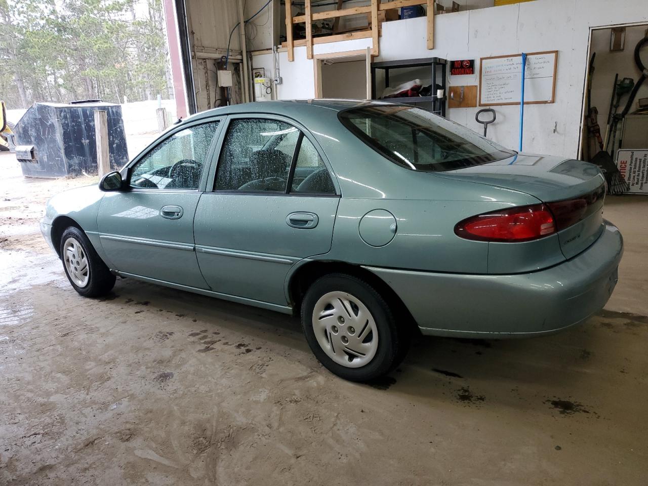 1999 Ford Escort Se Blue vin: 1FAFP13P9XW168219