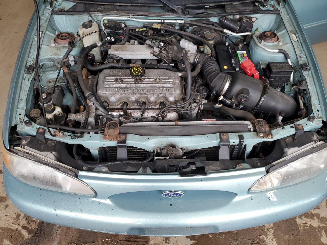 1999 Ford Escort Se Blue vin: 1FAFP13P9XW168219