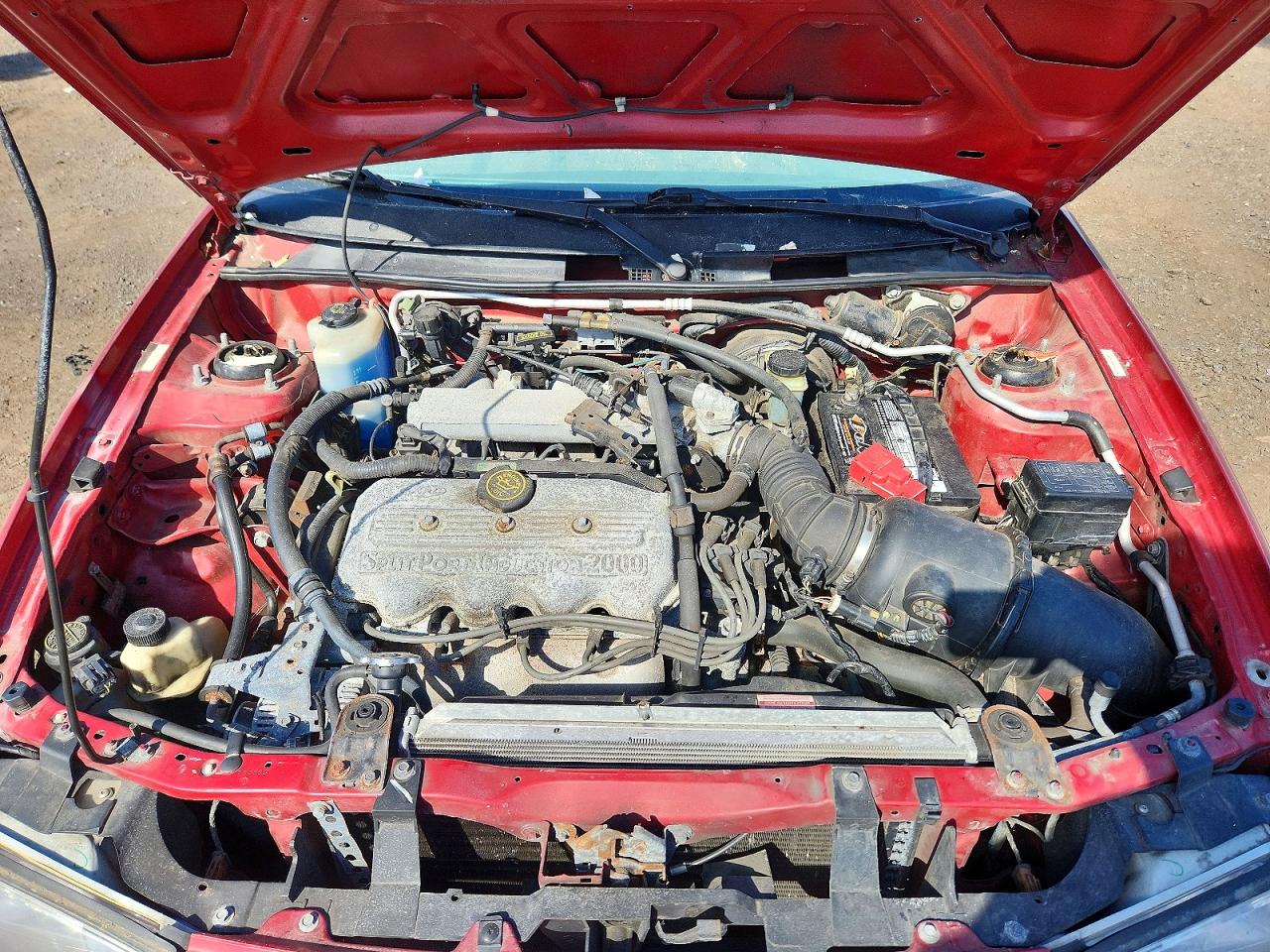 1998 Ford Escort Se Burgundy vin: 1FAFP15P1WW240624