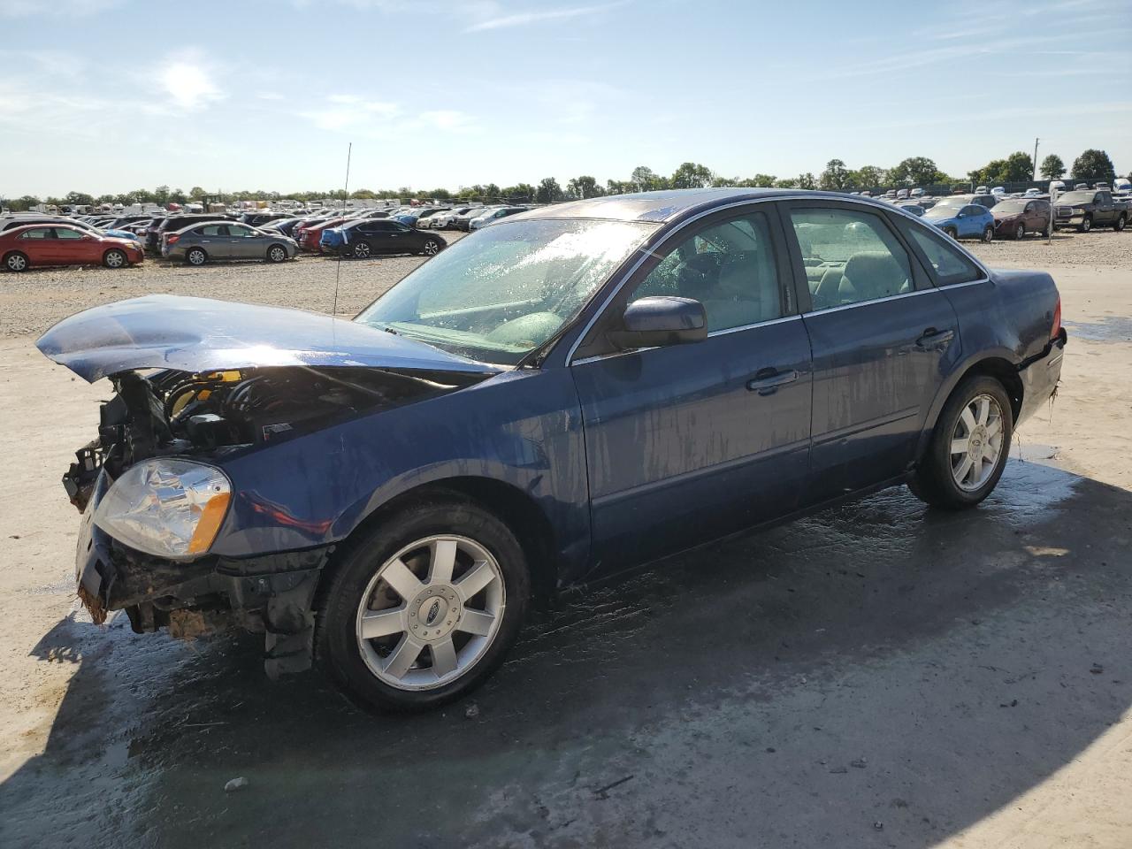 2006 Ford Five Hundred Se Blue vin: 1FAFP23106G106945
