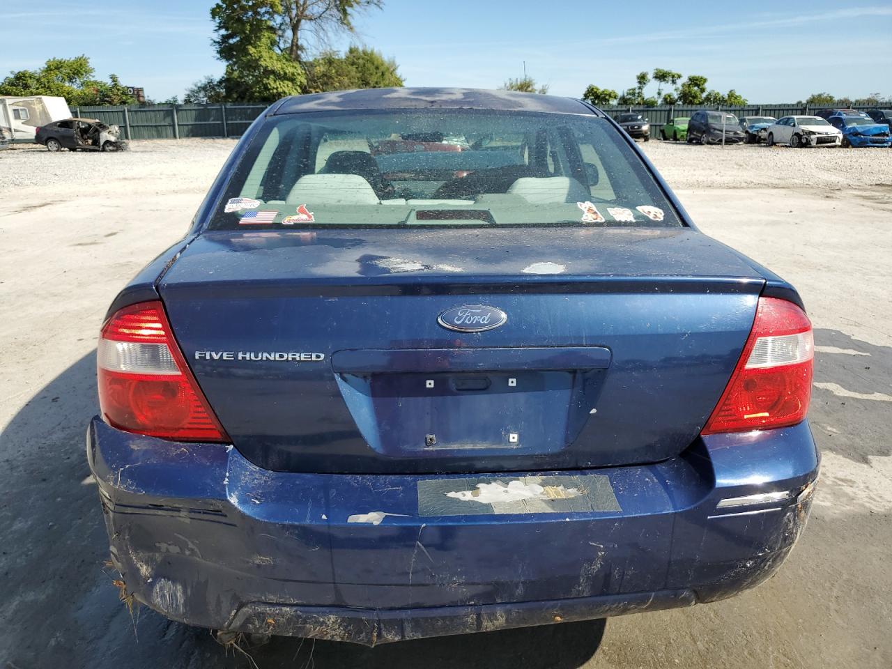 2006 Ford Five Hundred Se Blue vin: 1FAFP23106G106945