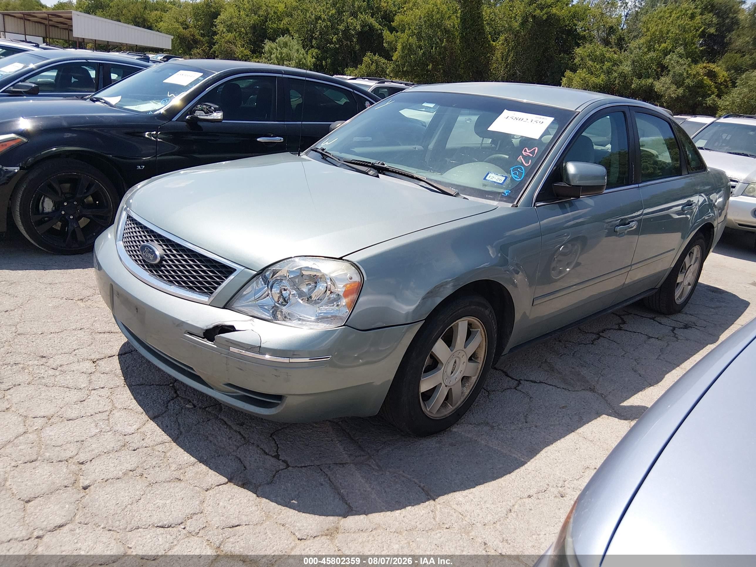 2005 Ford Five Hundred Se Green vin: 1FAFP23115G130041