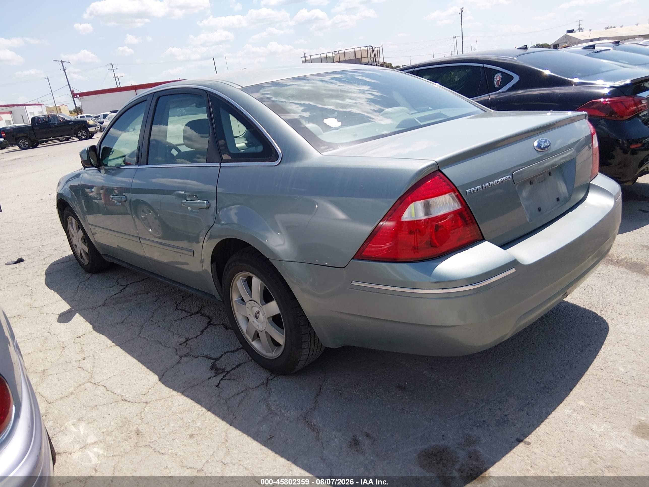 2005 Ford Five Hundred Se Green vin: 1FAFP23115G130041