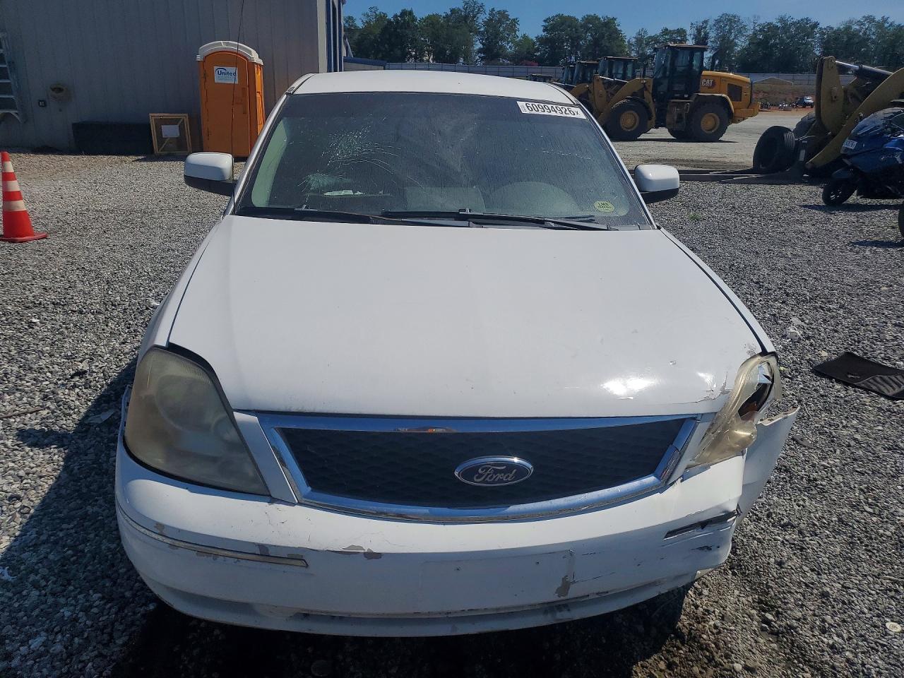 2006 Ford Five Hundred Se White vin: 1FAFP23116G107585