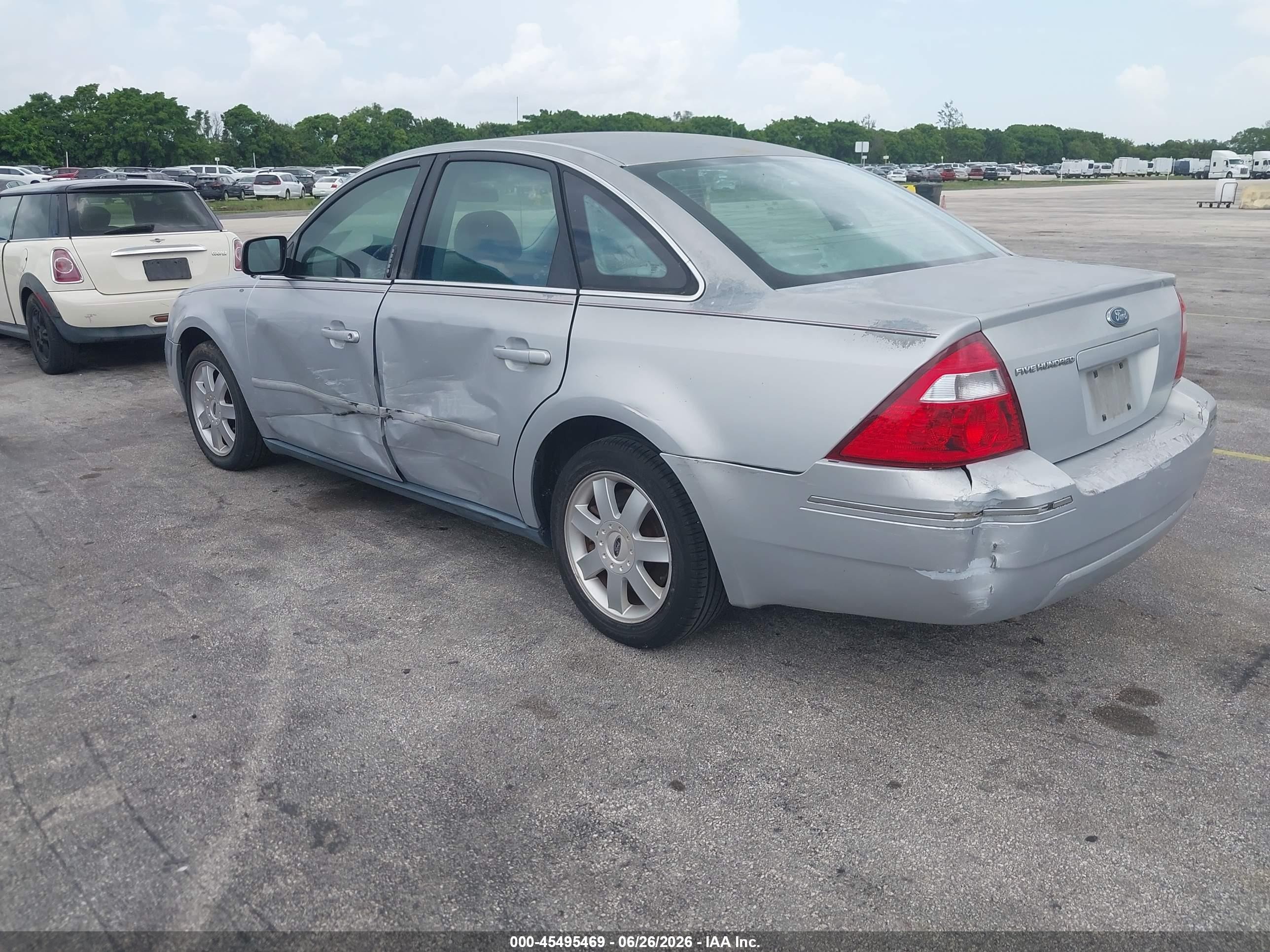 2005 Ford Five Hundred Se Silver vin: 1FAFP23135G141445