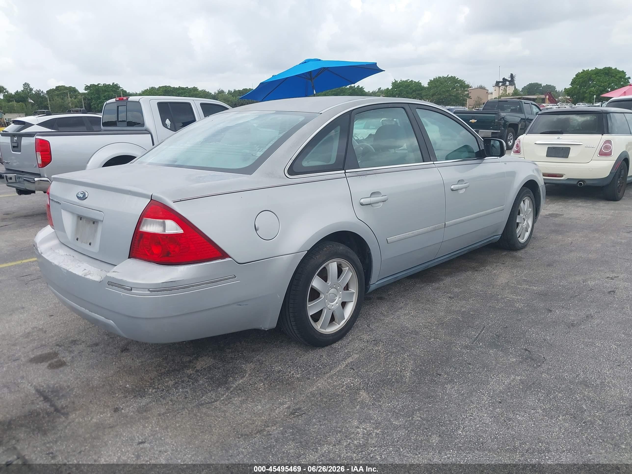 2005 Ford Five Hundred Se Silver vin: 1FAFP23135G141445