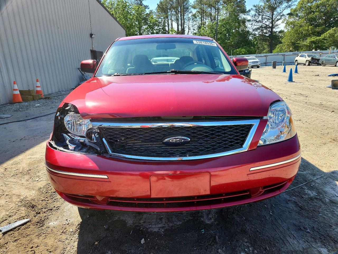 2006 Ford Five Hundred Se Red vin: 1FAFP23146G164945