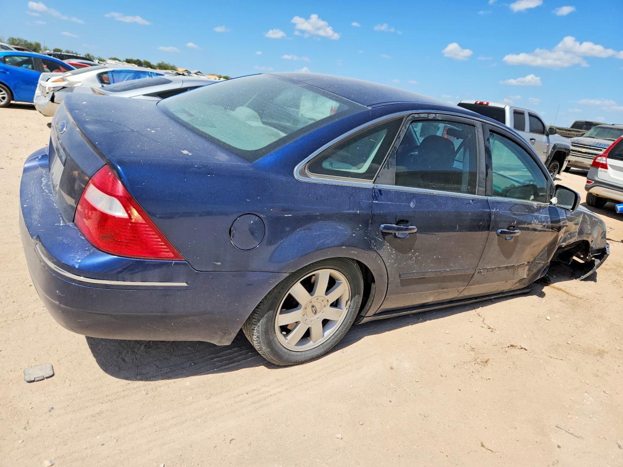 2005 Ford Five Hundred Se Синий vin: 1FAFP23165G149572