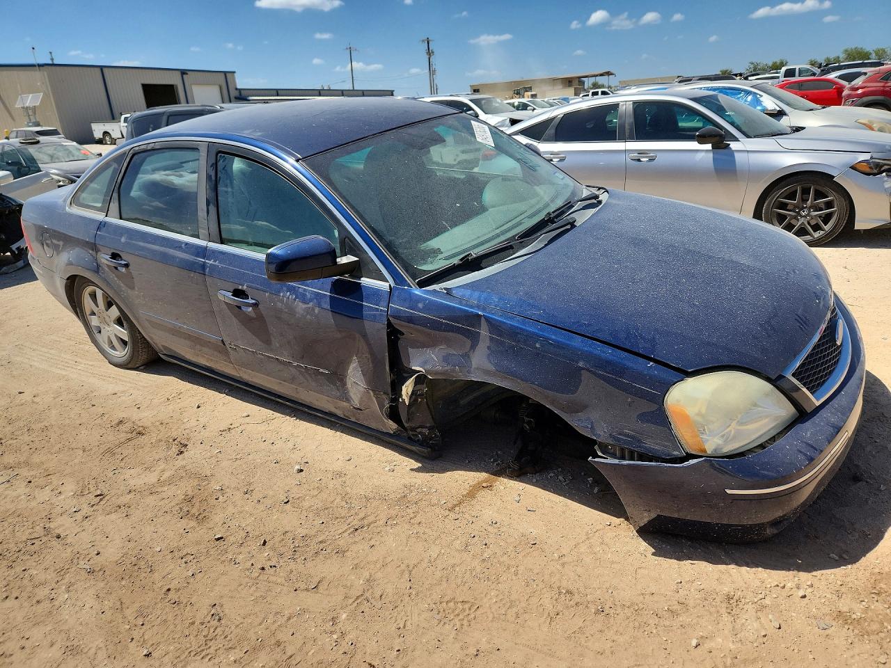 2005 Ford Five Hundred Se Синий vin: 1FAFP23165G149572