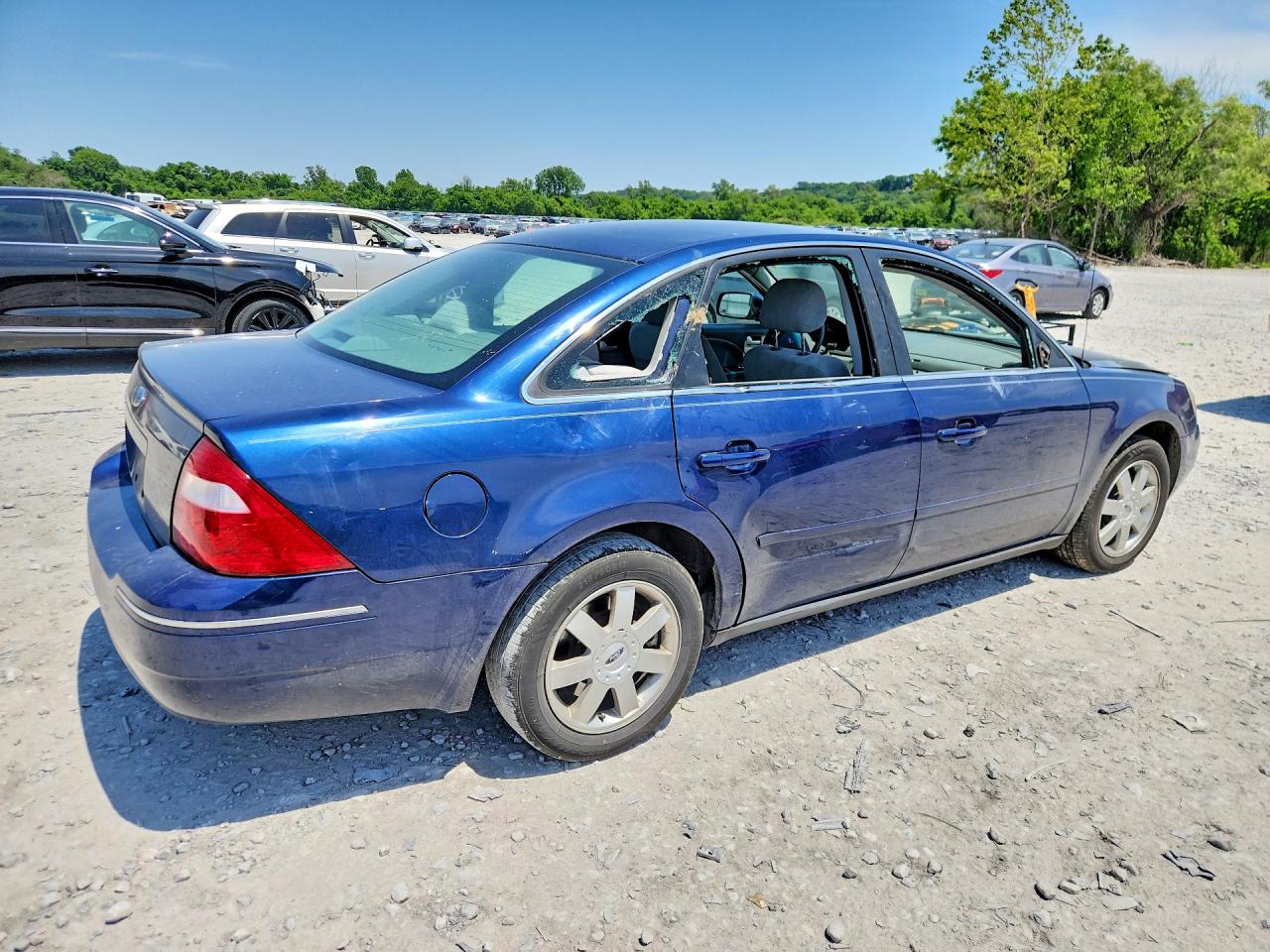2006 Ford Five Hundred Se Blue vin: 1FAFP23166G142042