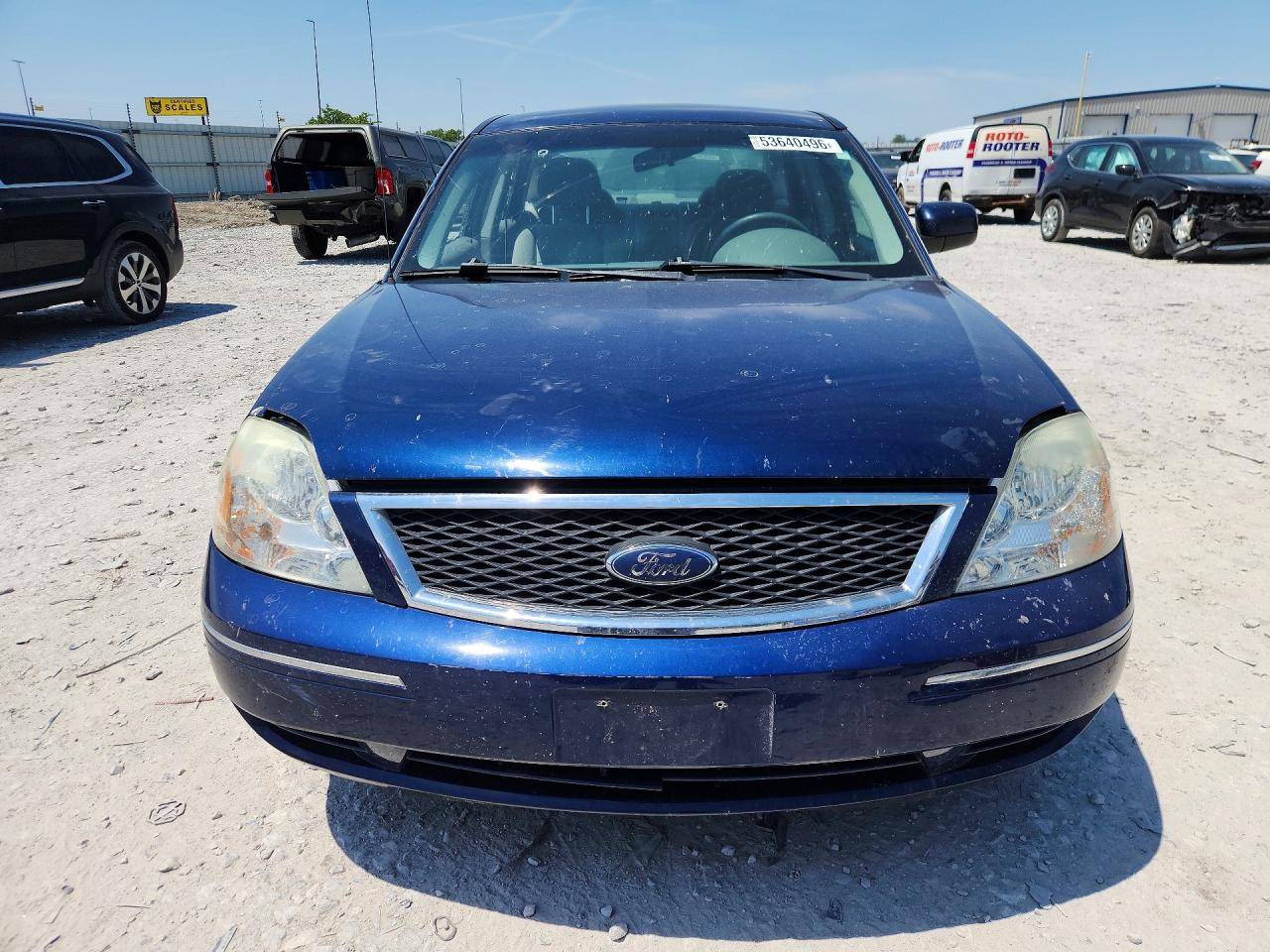 2006 Ford Five Hundred Se Blue vin: 1FAFP23166G142042