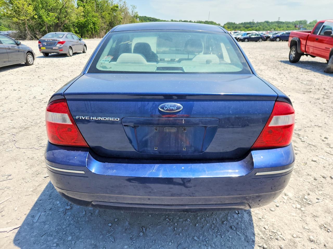 2006 Ford Five Hundred Se Blue vin: 1FAFP23166G142042