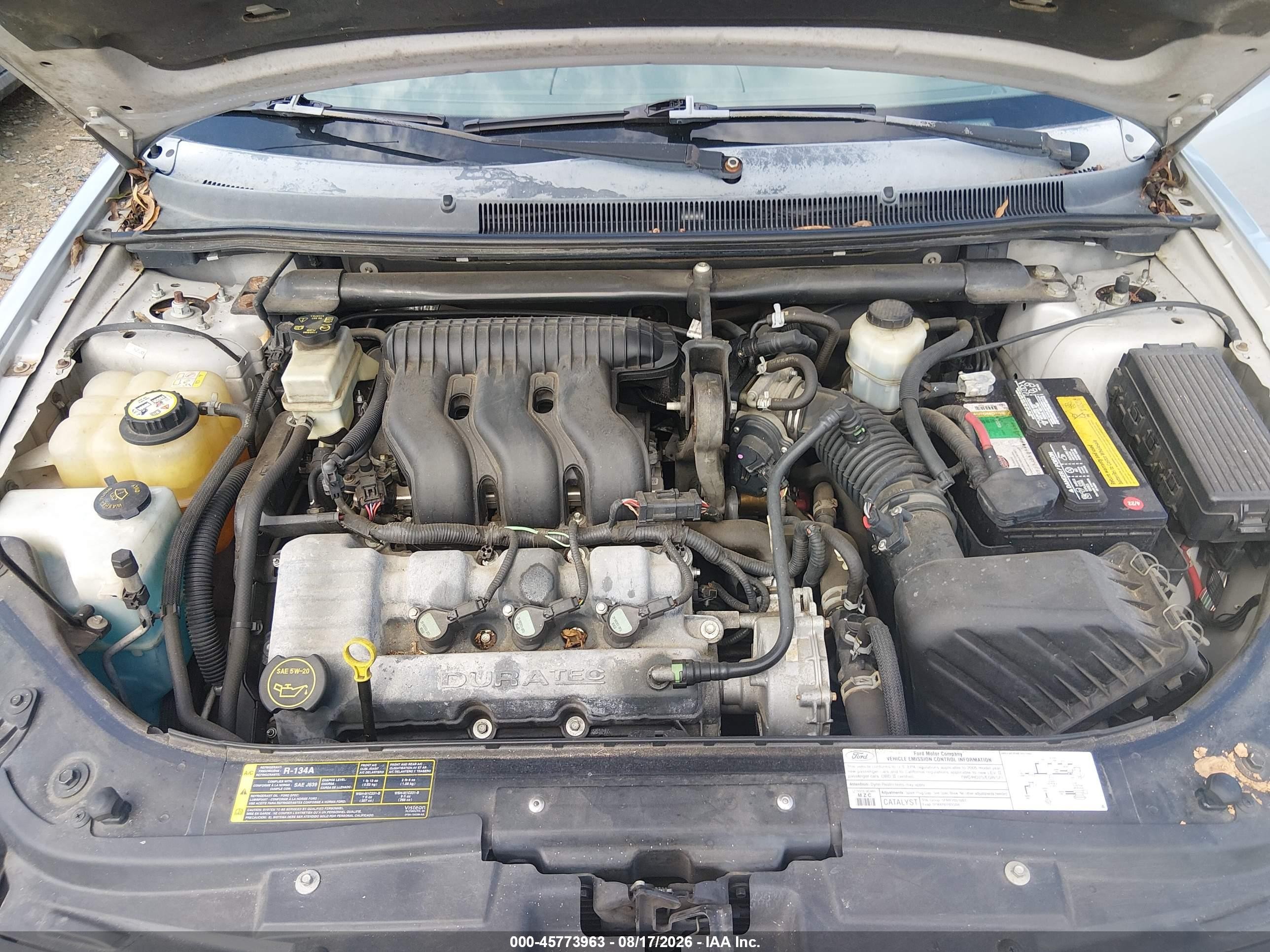2005 Ford Five Hundred Se Серебряный vin: 1FAFP23175G163481