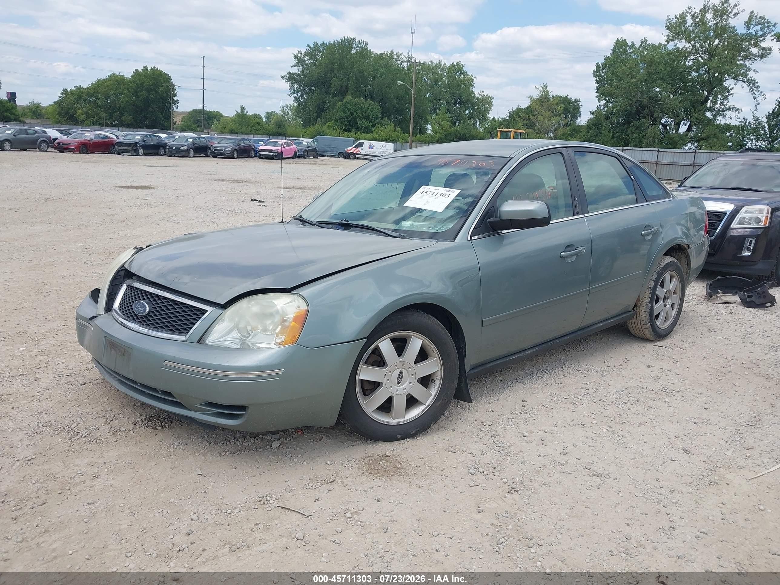 2005 Ford Five Hundred Se Green vin: 1FAFP23185G128805